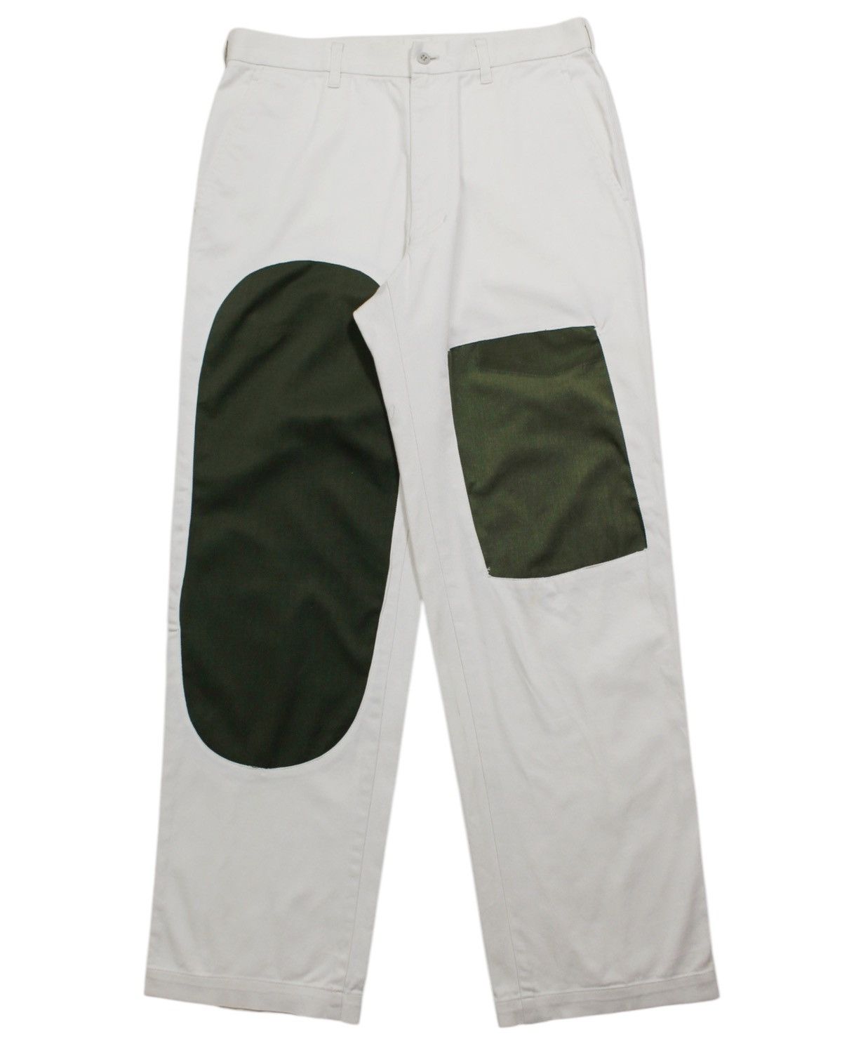 Uniqlo 2000S UNIQLO KAKI PATCHWORK CHINO PANTS Size US 30 / EU 46 - 3 Thumbnail