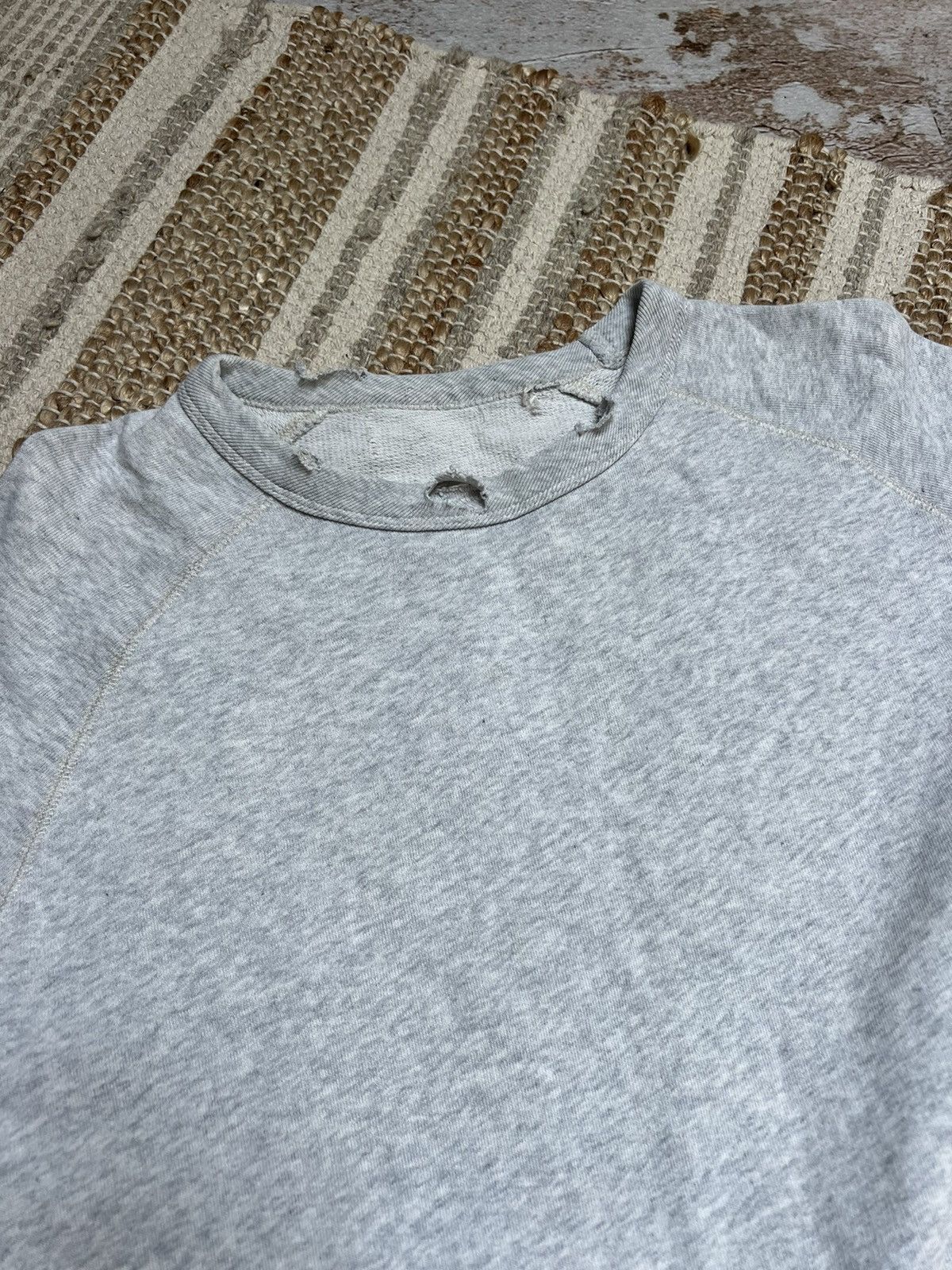 Loopwheeler Vintage loop wheel distressed Japanese sweatshirt Size US S / EU 44-46 / 1 - 4 Thumbnail