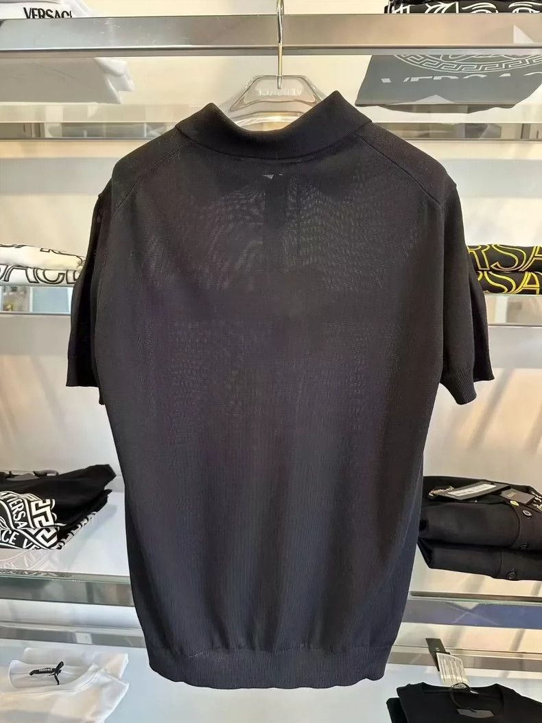 Other Versace Men's embroidered Medusa short-sleeved polo shirt Size US M / EU 48-50 / 2 - 4 Thumbnail