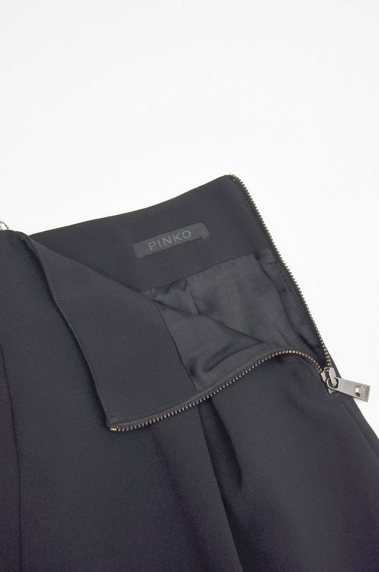 Pinko Pinko Crepe Mini Skirt Black Pleated - Size IT38 Size 26" / US 2 / IT 38 - 5 Thumbnail
