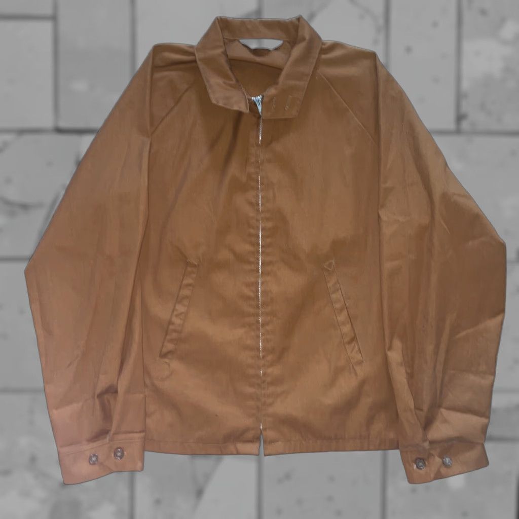 Vintage John Blair sportswear brown lightweight bomber jacket mens L Size US L / EU 52-54 / 3 - 1 Thumbnail