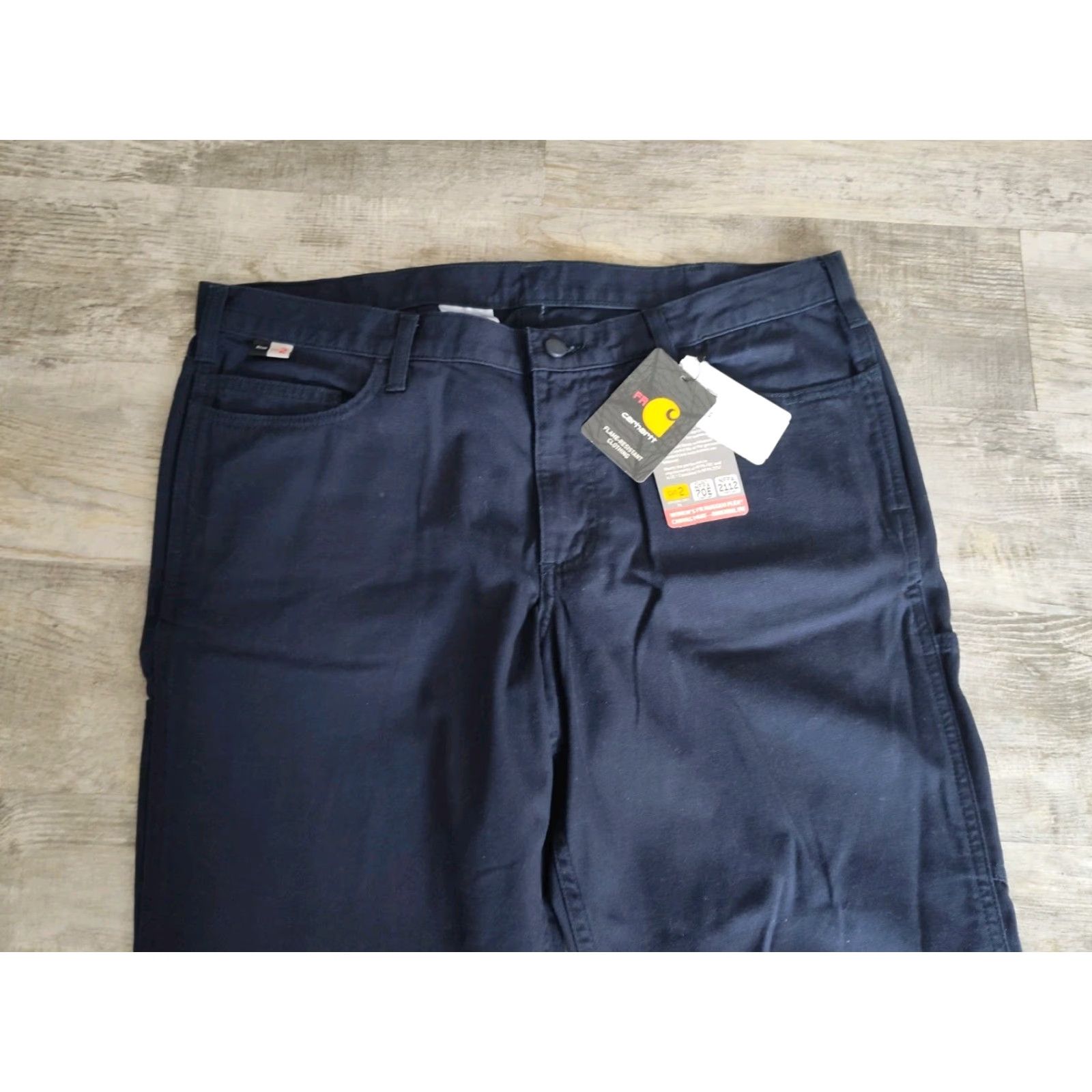 Carhartt VINTAGE not applicable. Use Carhartt Women FR Canvas Navy Rugged Flex Workwear Pants 16 Short NWT Size 38" / US 16 / IT 52 - 3 Thumbnail