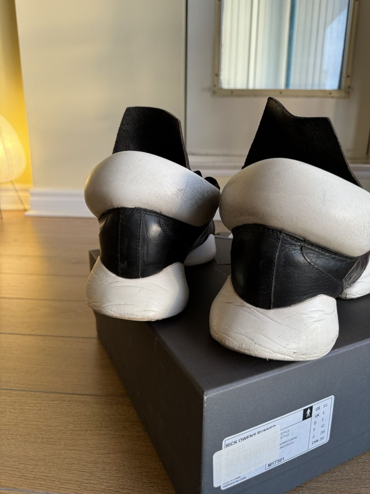 Adidas × Rick Owens × Rick Owens Drkshdw Rick Owens Runner Size US 8.5 / EU 41-42 - 6 Thumbnail