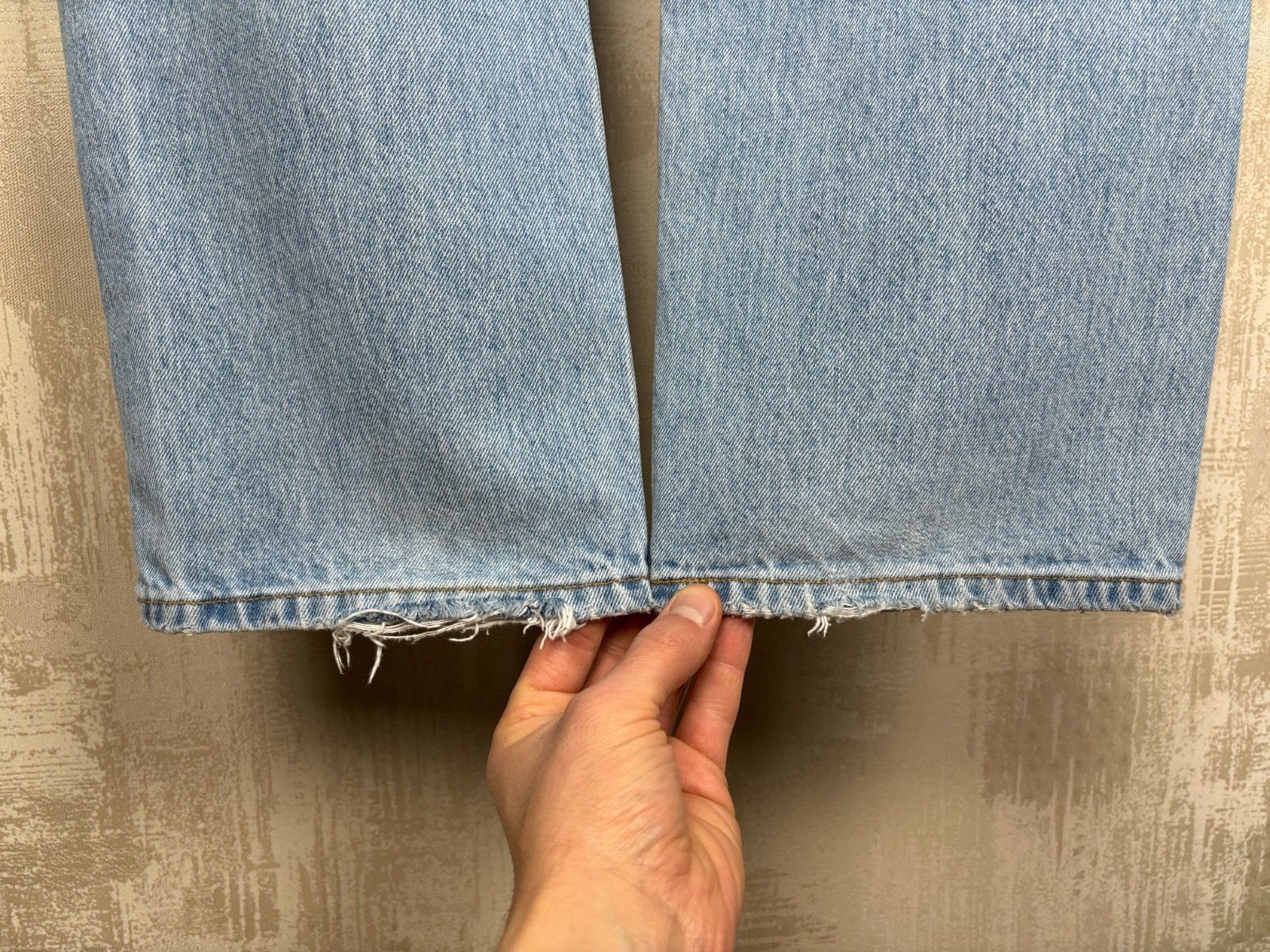 Levi's Vintage Levi's 751 02 Light Blue Stone Wash Denim Jeans Size US 33 - 9 Thumbnail