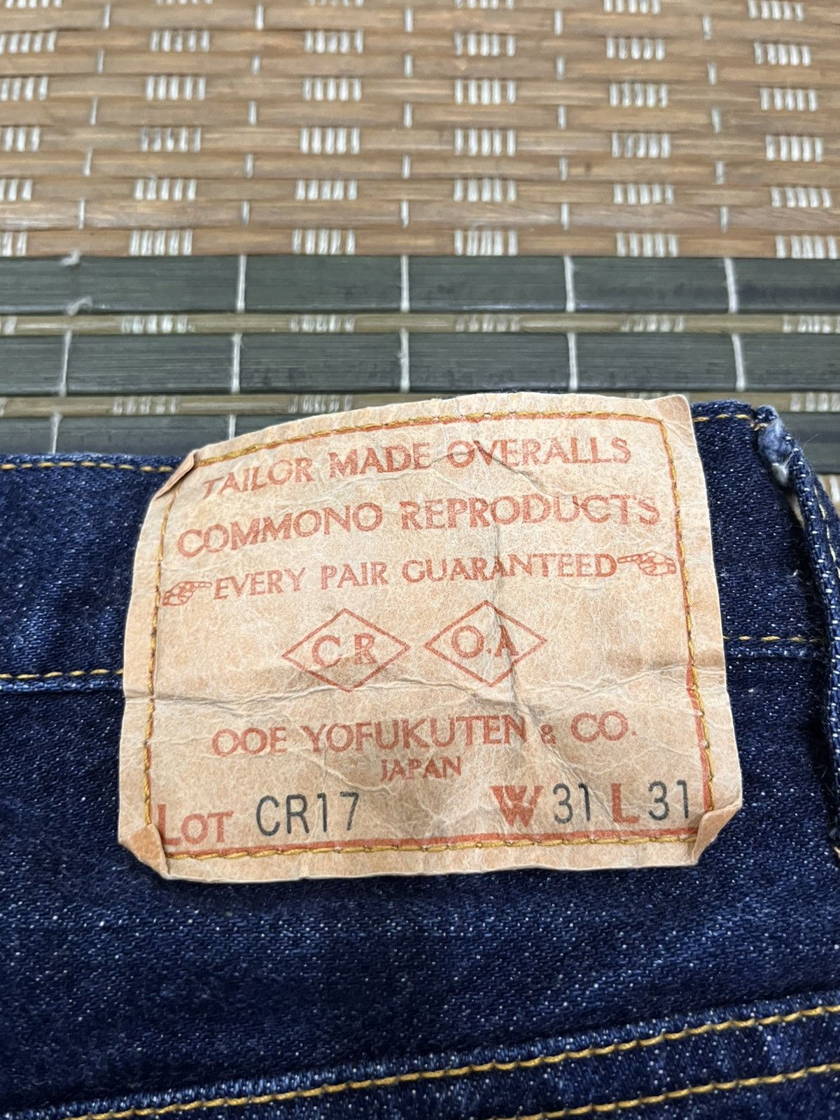 Ooe Yofukuten OOE YOFUKUTEN & CO CR17 Blue Denim Size US 28 / EU 44 - 9 Thumbnail