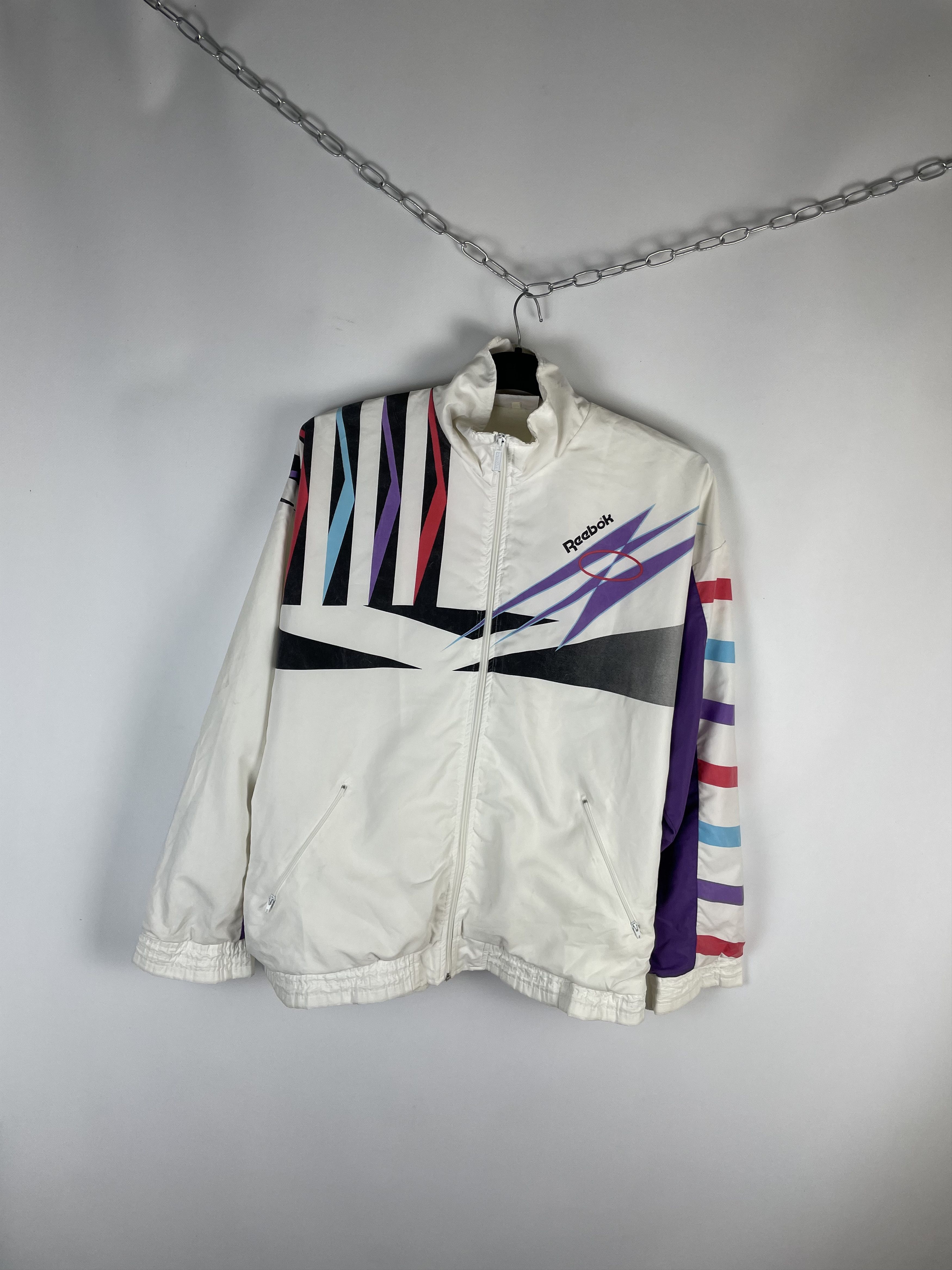 Reebok Man Light Jacket Reebok Vintage 90s Size US M / EU 48-50 / 2 - 2 Thumbnail
