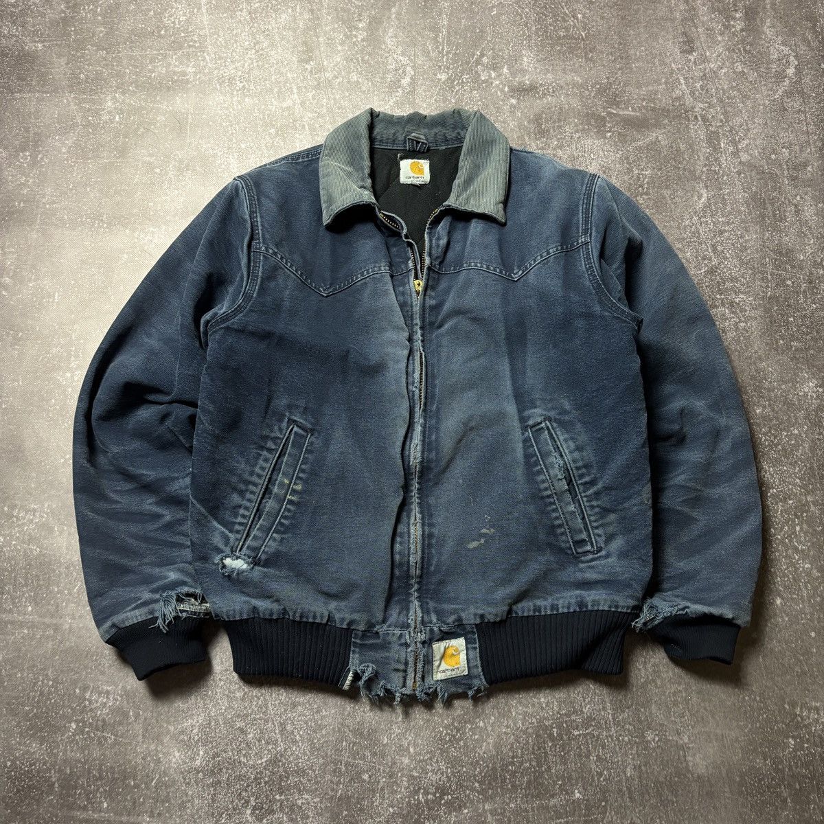 Carhartt × Streetwear × Vintage THRASHED CARHARTT SANTA FE DETROIT 