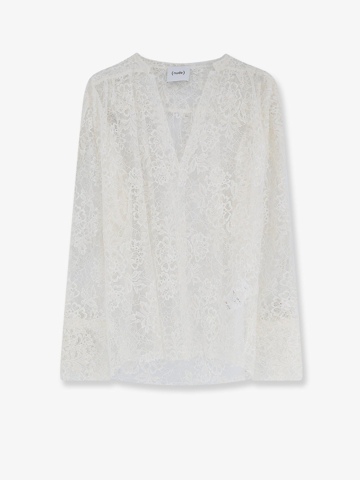 Nude Lace Shirt Size M / US 6-8 / IT 42-44 - 1 Thumbnail