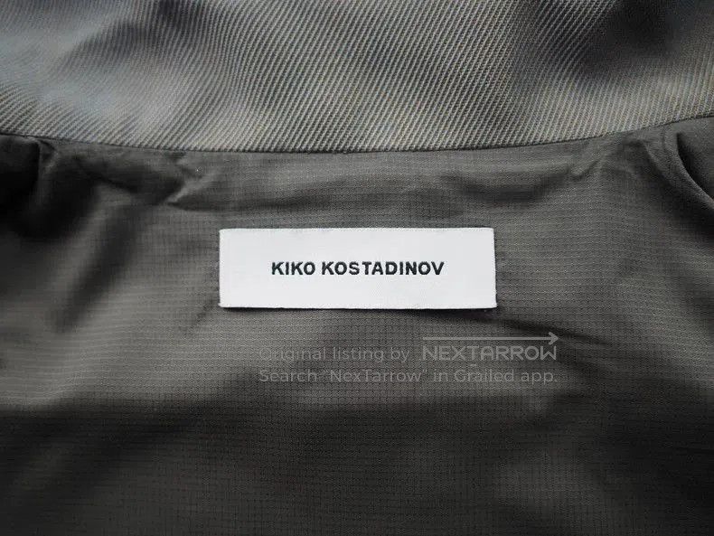 Kiko Kostadinov Grey Wool Blend Gradient Jacket from Kiko. Size US S / EU 44-46 / 1 - 5 Thumbnail