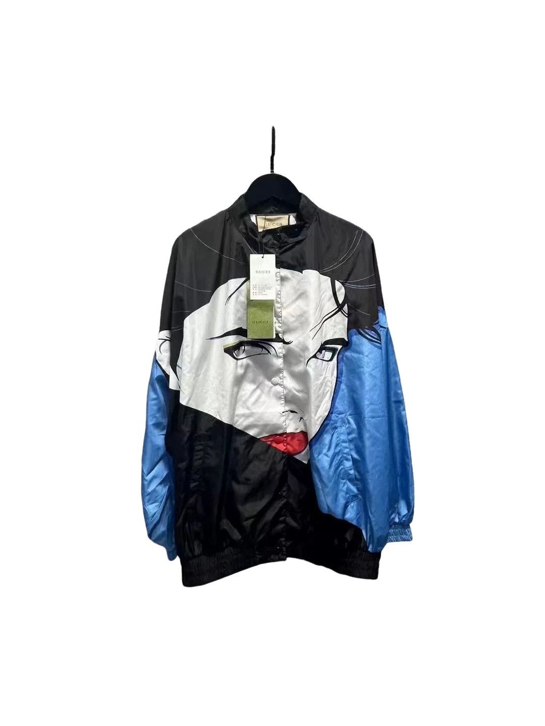 Gucci Gucci Cartoon Portrait Nylon Bomber Jacket 42 Size US XS / EU 42 / 0 - 1 Thumbnail