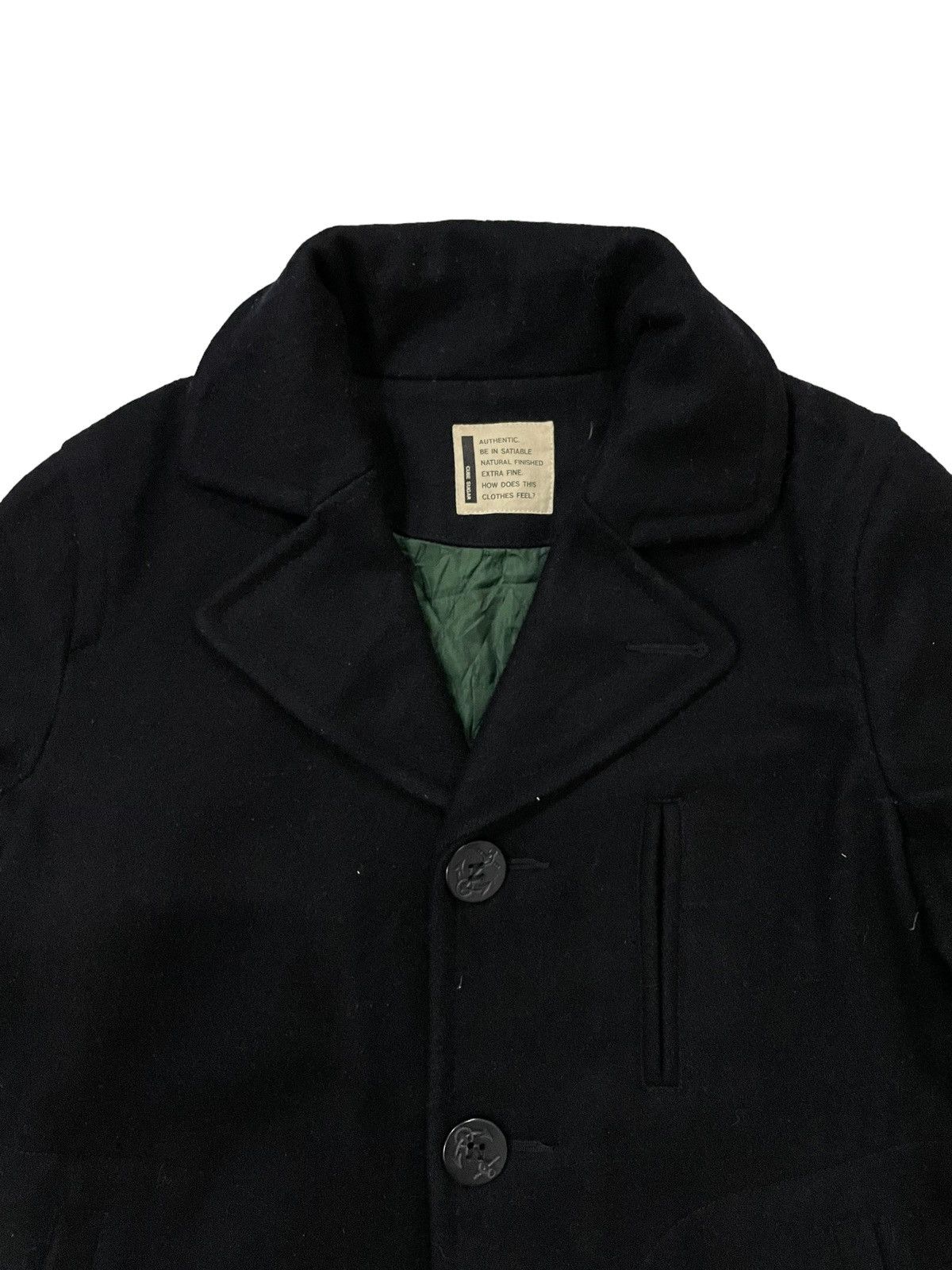 Japanese Brand Cube Sugar Wool Bondage Punk Winter Coat Jacket Size US M / EU 48-50 / 2 - 4 Thumbnail
