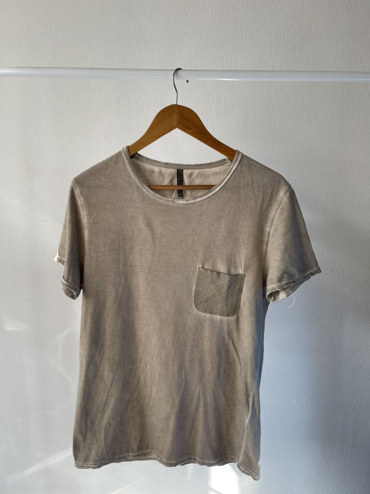 Giorgio Brato 2000s Giorgio Brato Leather Star Patch Tee A2 Size US S / EU 44-46 / 1 - 2 Thumbnail