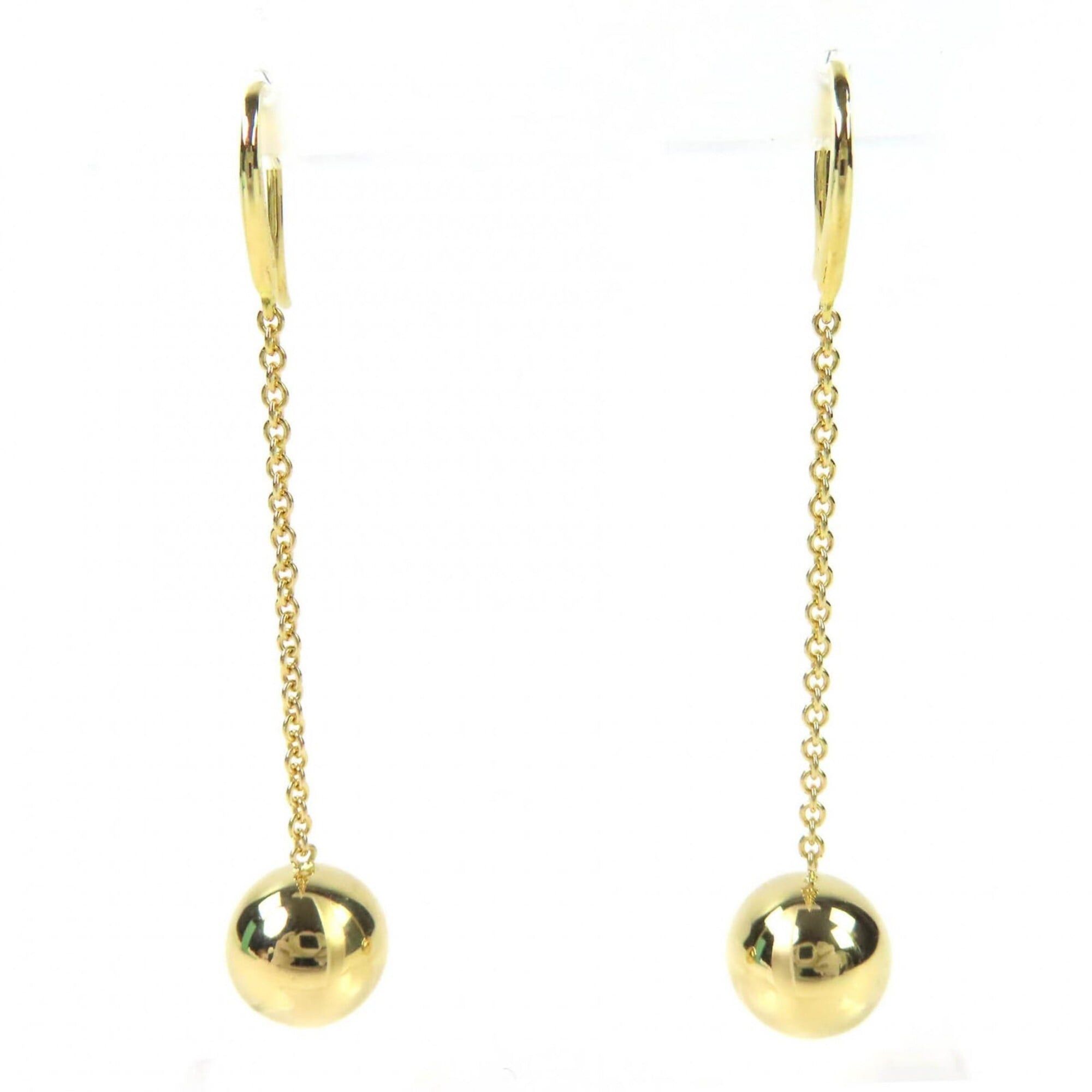 Tiffany & Co. TIFFANY&Co. Tiffany HardWear Ball Earrings, Hook Type, Pair, 750 (YG) Gold, Made in Italy, Weight 4.9g, Comes with Box and Dust Bag, Women's. Size ONE SIZE - 1 Thumbnail
