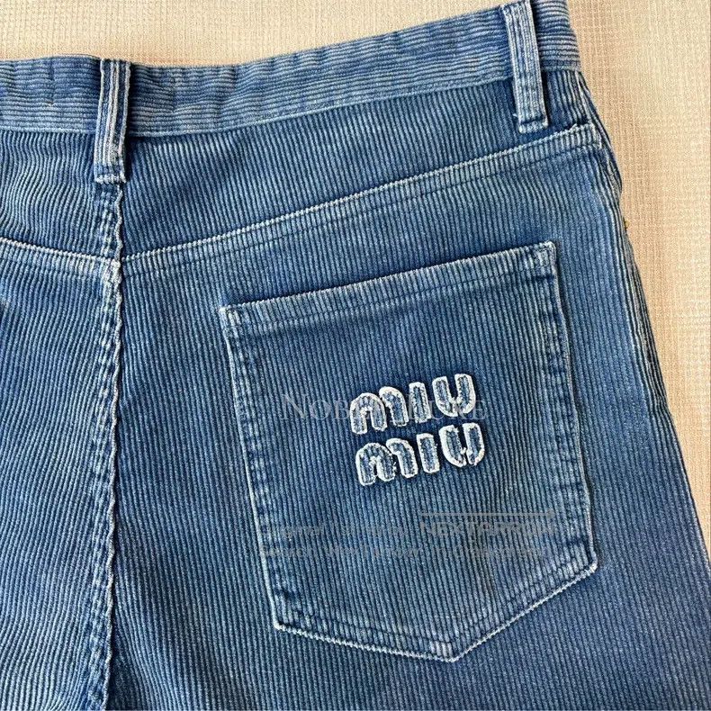 Miu Miu Miu Miu 36 Corduroy jeans Size 35" - 4 Thumbnail
