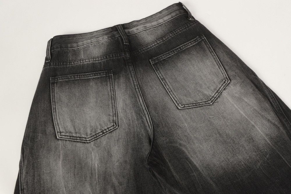 Vintage Retro punk gradient washed casual jeans Size US 32 / EU 48 - 5 Thumbnail