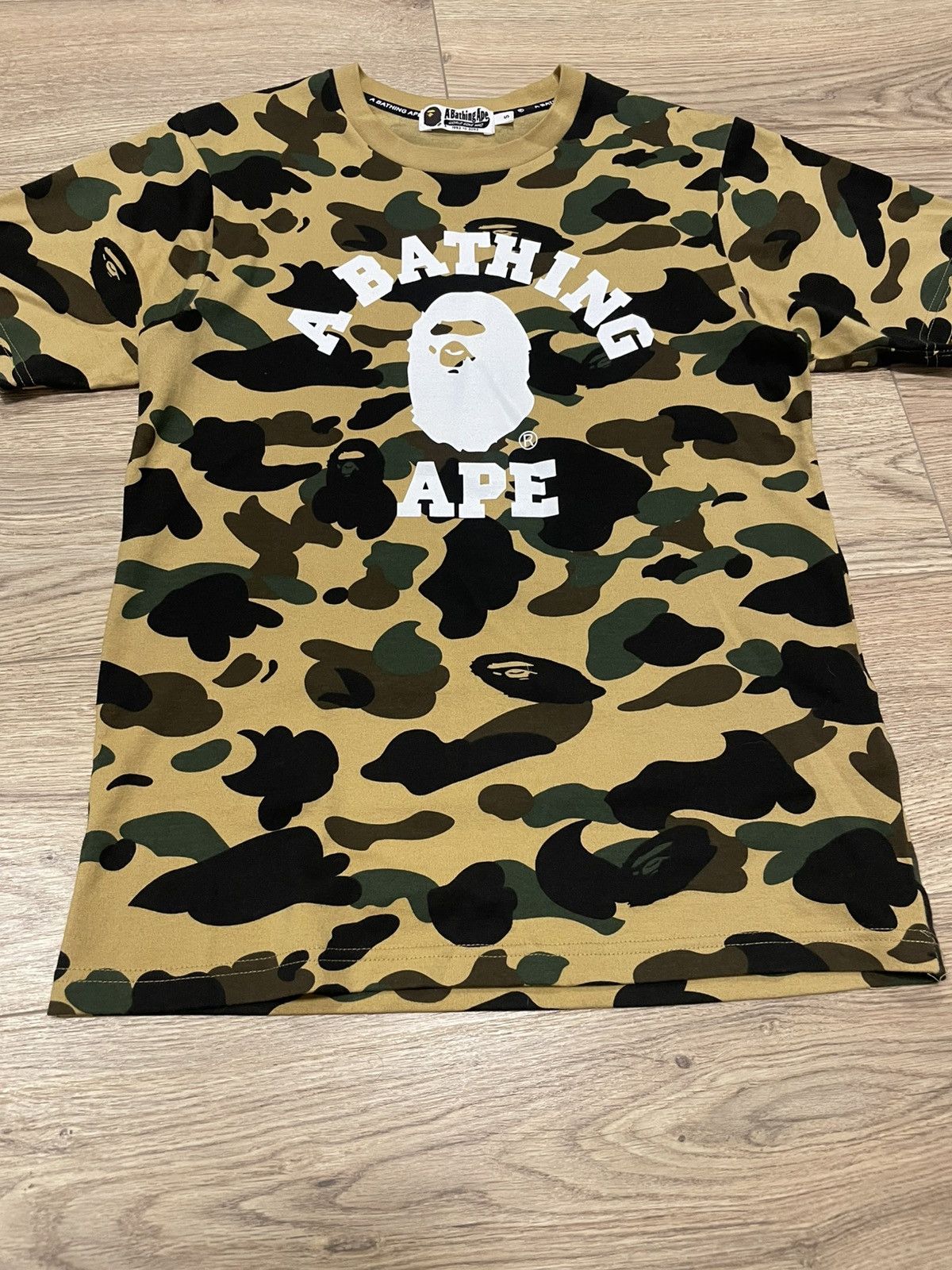 Bape Bape A Bathing Ape 1 St Camo College T-Shirt Size US S / EU 44-46 / 1 - 3 Thumbnail