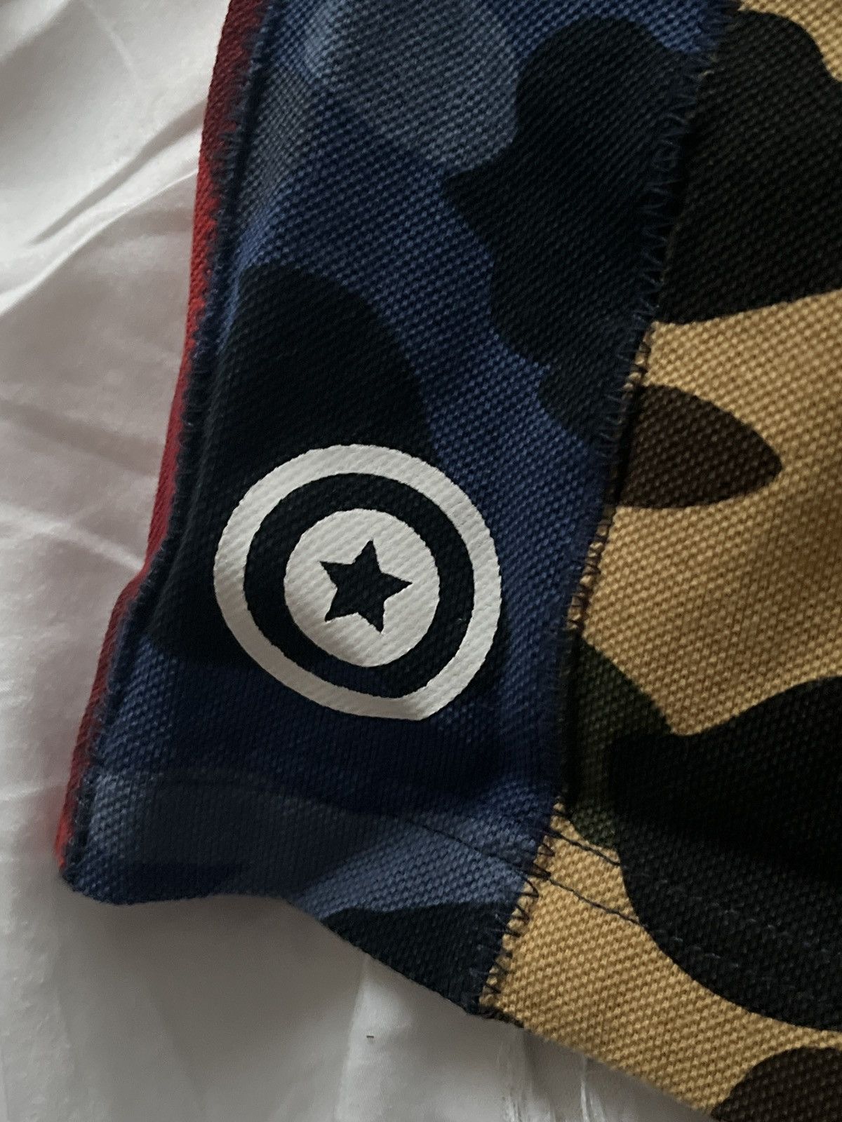 Bape Mix Camo Relaxed Side Shark Polo | Grailed