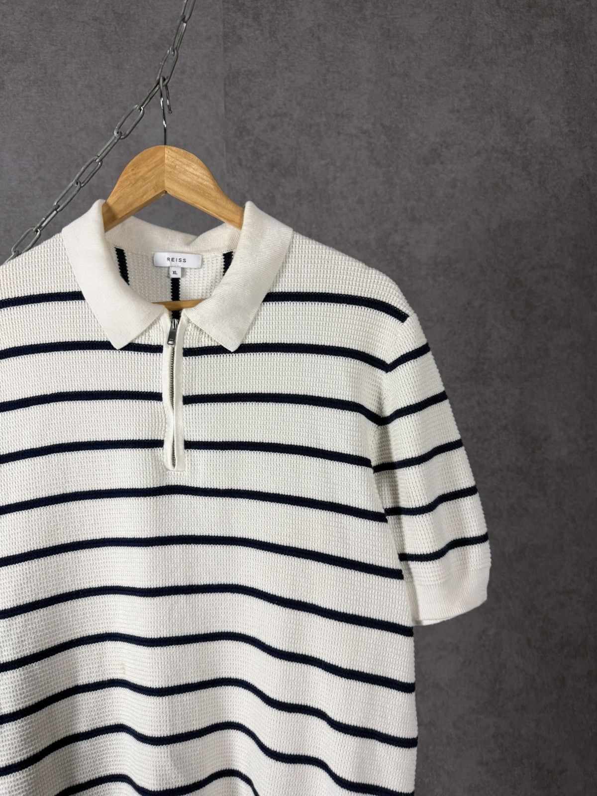 Reiss Reiss designer 1/3 zip polo tee Size US XL / EU 56 / 4 - 2 Thumbnail