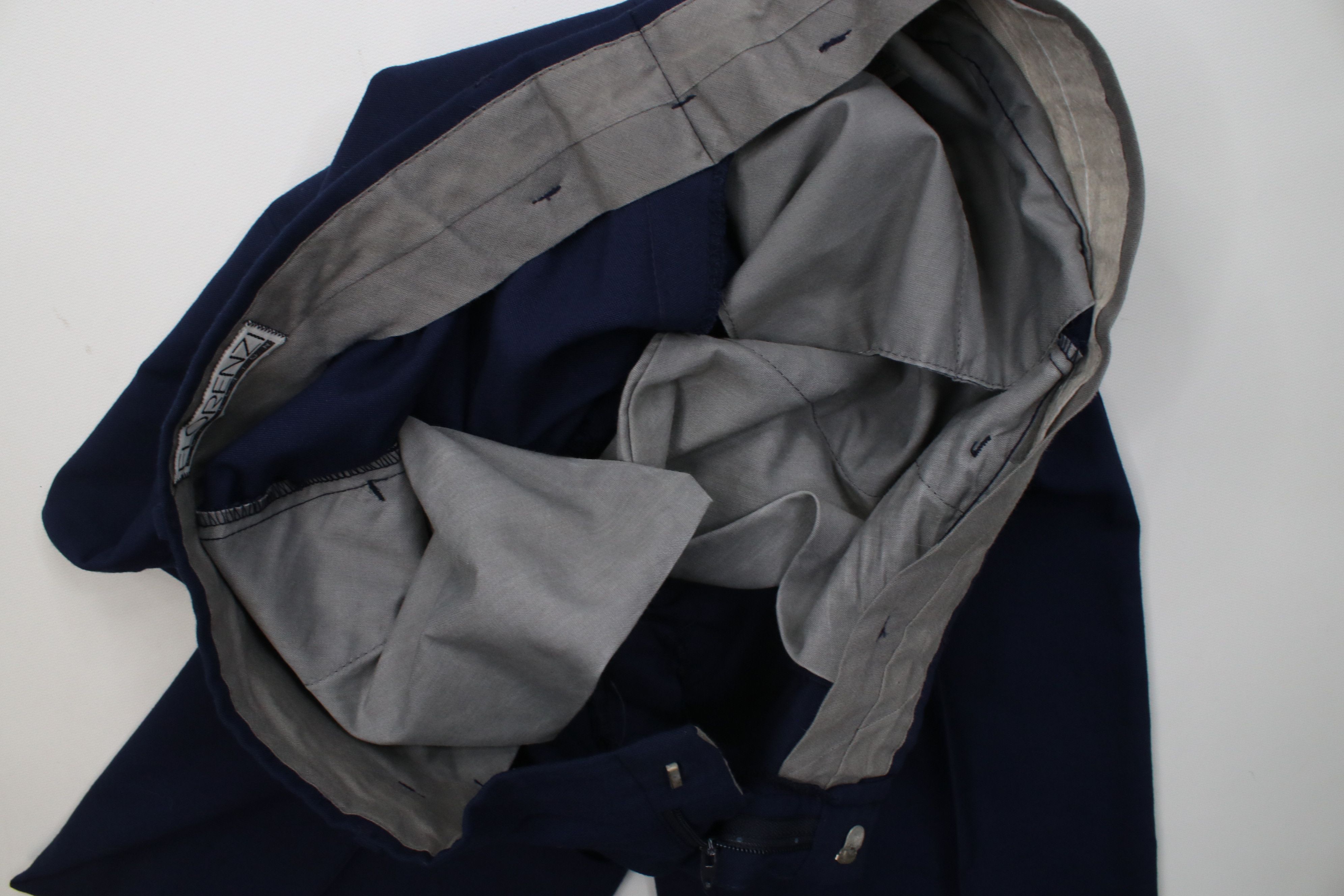 Vintage Vintage 90s Streetwear Knit High Waisted Chino Pants Blue Size US 34 / EU 50 - 11 Thumbnail