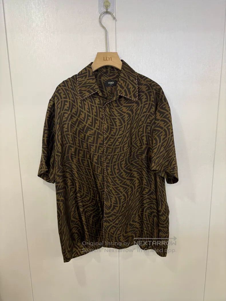 Other Fendi size 39 Double F all-over print short-sleeve shirt T- Size M / US 6-8 / IT 42-44 - 1 Thumbnail