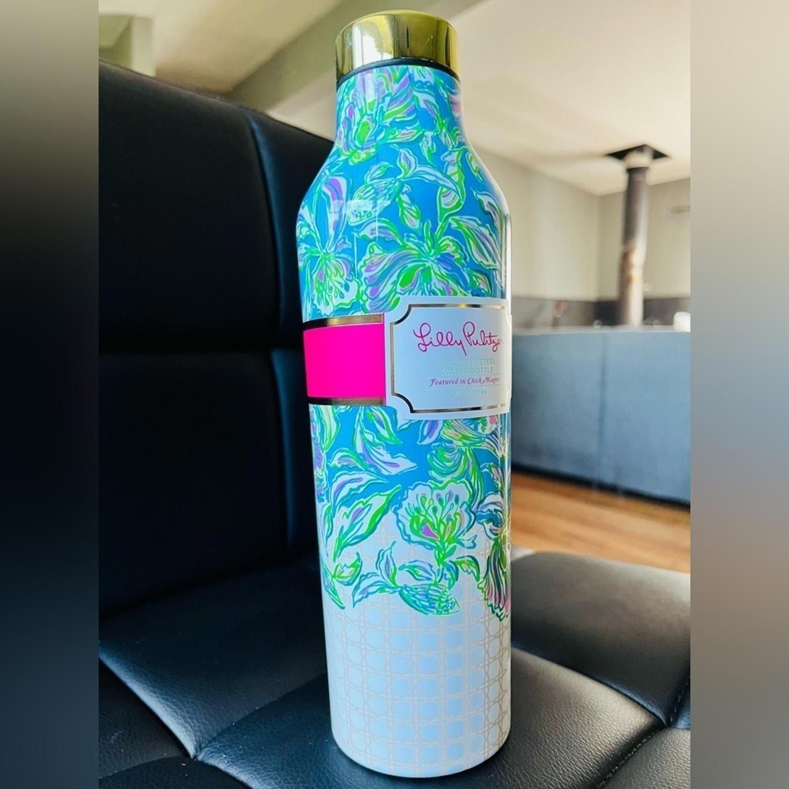 Designer Lilly Pulitzer Stainless Steel Floral Water Bottle NWT Size ONE SIZE - 2 Thumbnail