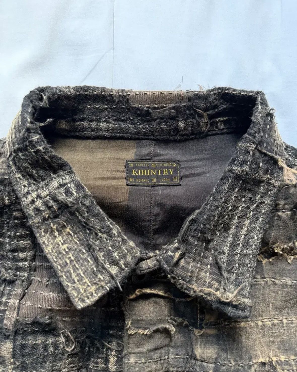 Kapital TEACORE Black Boro Jacket Size US XXL / EU 58 / 5 - 6 Thumbnail