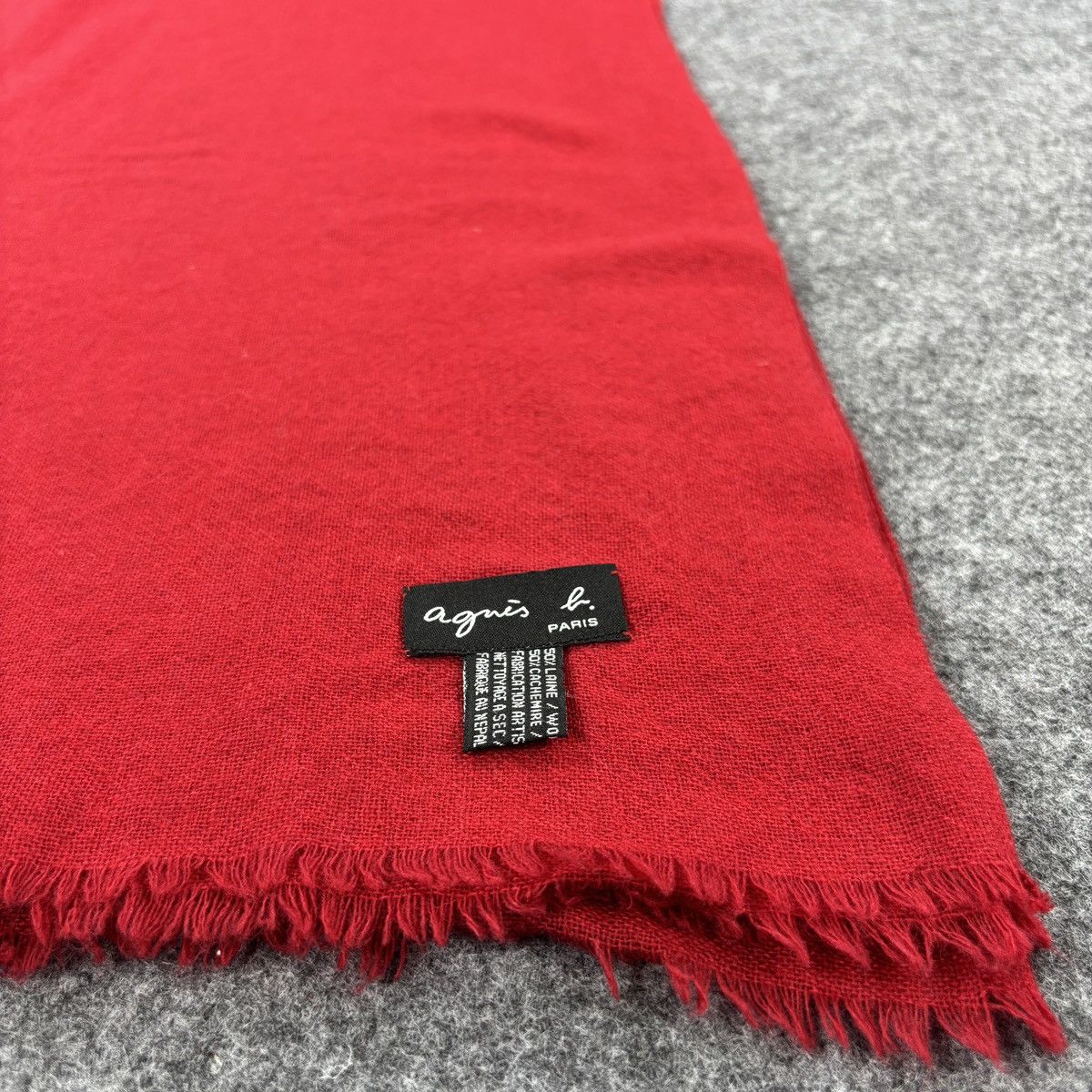 Vintage × agnes b. Agnes B Scarf # D796 # Muffler # Neckwear Size ONE SIZE - 8 Thumbnail