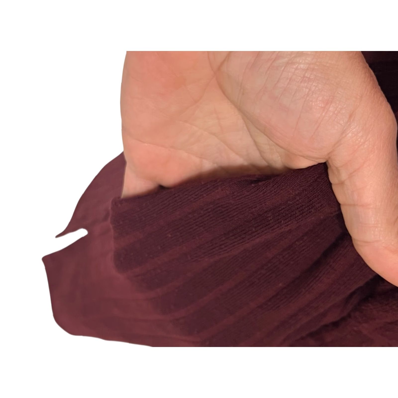 Vintage VINTAGE not applicable; Lane Bryant Burgundy Open Front Duster 3/4 Sleeve Cardigan Size 22/24 Pockets Size 3XL / US 20-22 - 5 Thumbnail