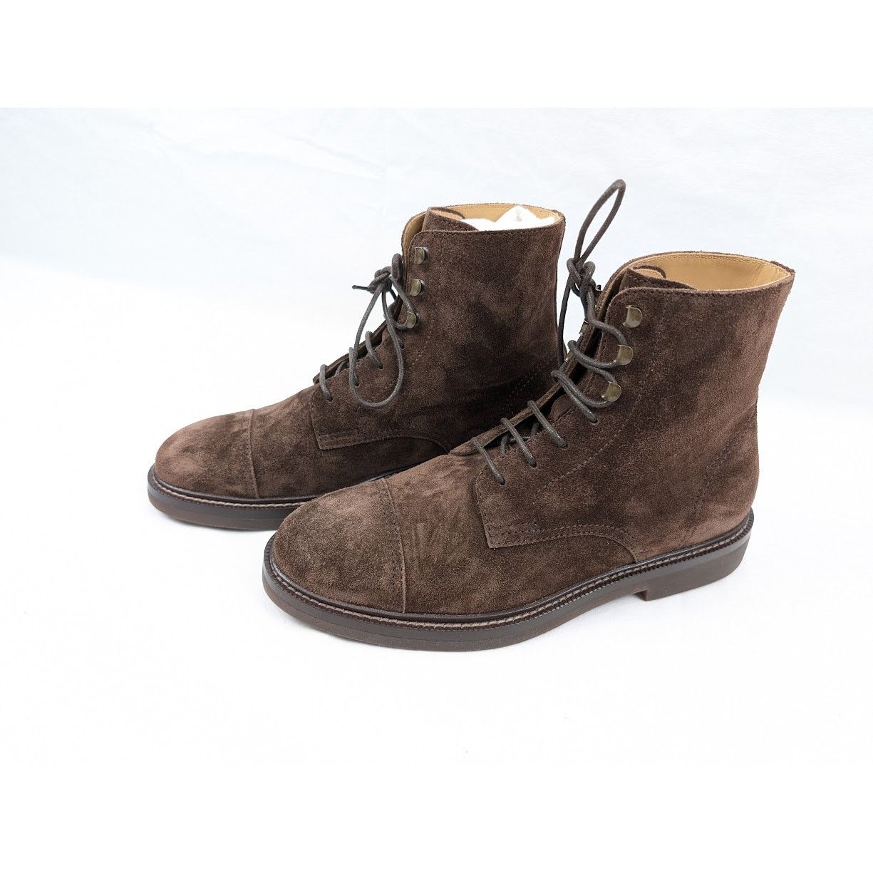 Brunello Cucinelli o1rshd1 Leather Boots in Brown Size US 8 / EU 41 - 15 Thumbnail