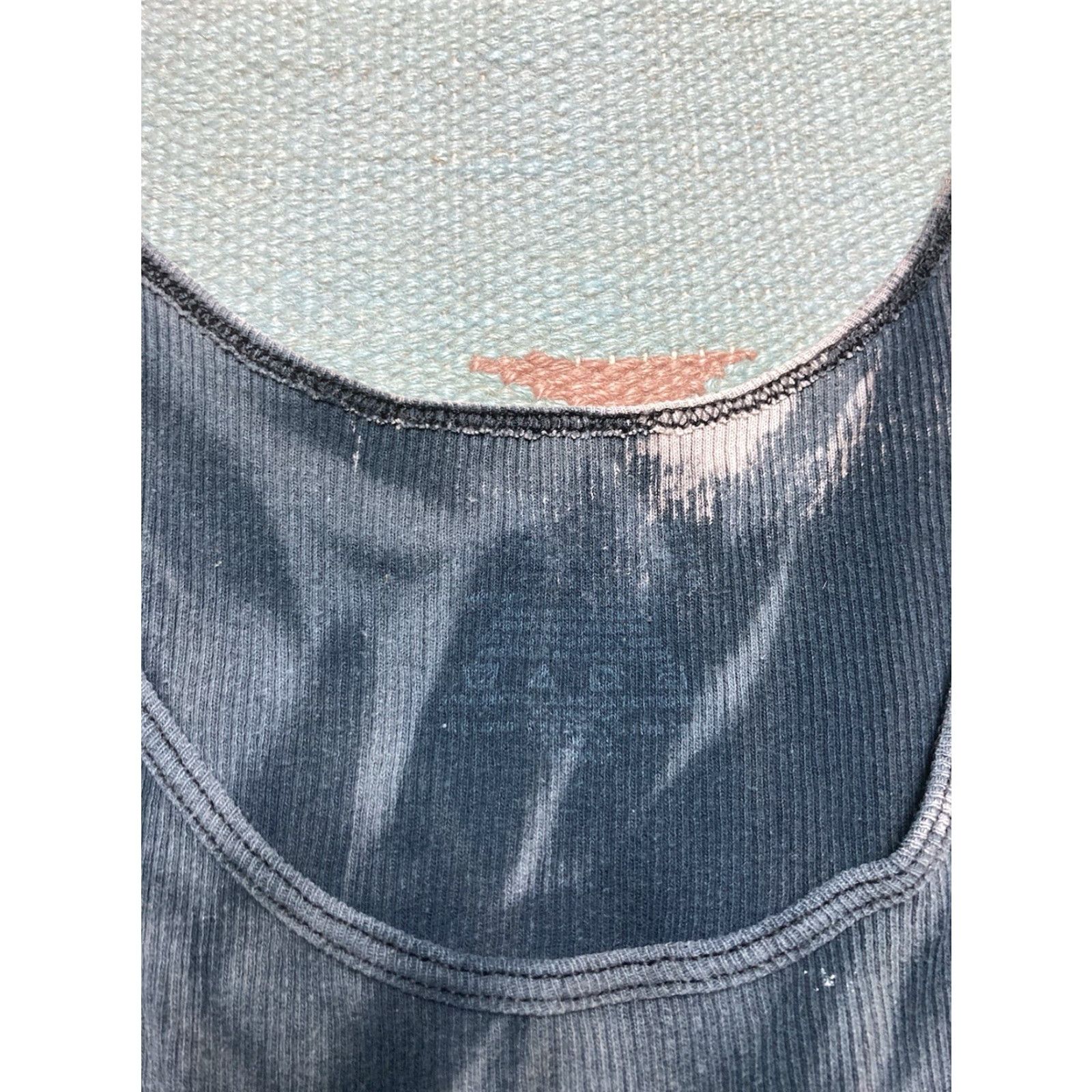 Fruit Of The Loom Fruit of the Loom ribbed tank top beater shirt faded black cotton soft goth XL Men's T-Shirt Size US XL / EU 56 / 4 - 5 Thumbnail