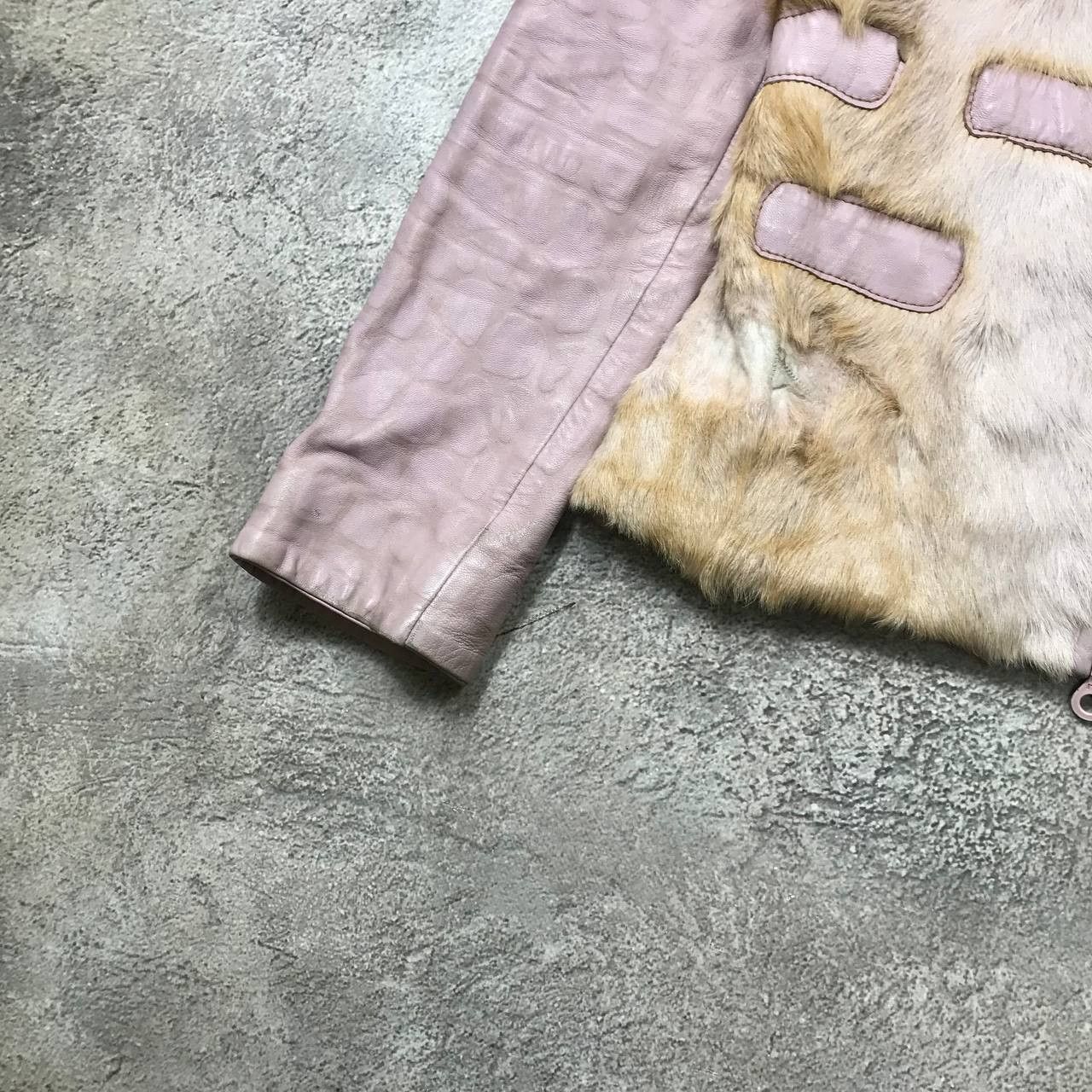 Vintage Vintage Y2K Quilted Puffer Vest Pink Cream Streetwear Boxy M Size M / US 6-8 / IT 42-44 - 4 Thumbnail