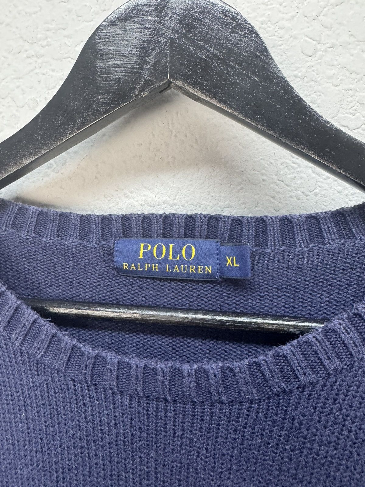 Polo Ralph Lauren Vintage Polo Ralph Lauren Sweater Navy Y2k Double RRL Sk8 Size US XL / EU 56 / 4 - 8 Thumbnail