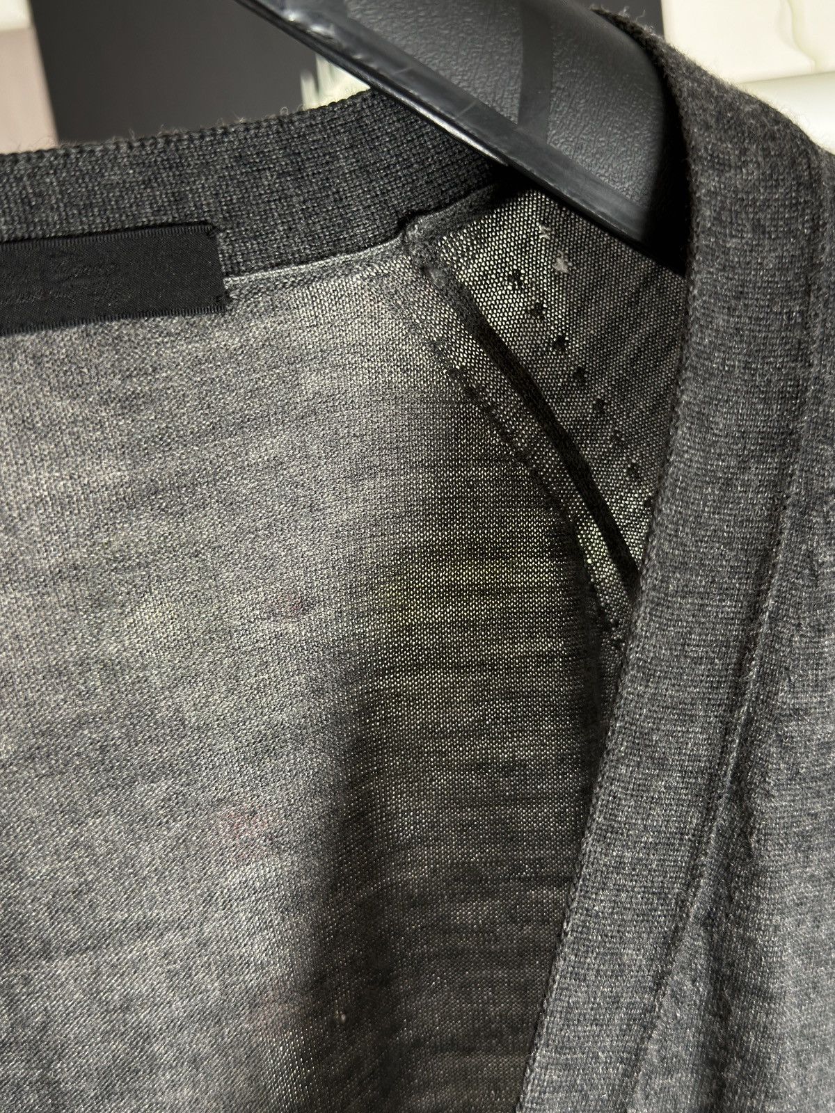 Undercover Sample AW11 "Mirror" Merino Wool Two Tone Cardigan Size US M / EU 48-50 / 2 - 8 Thumbnail