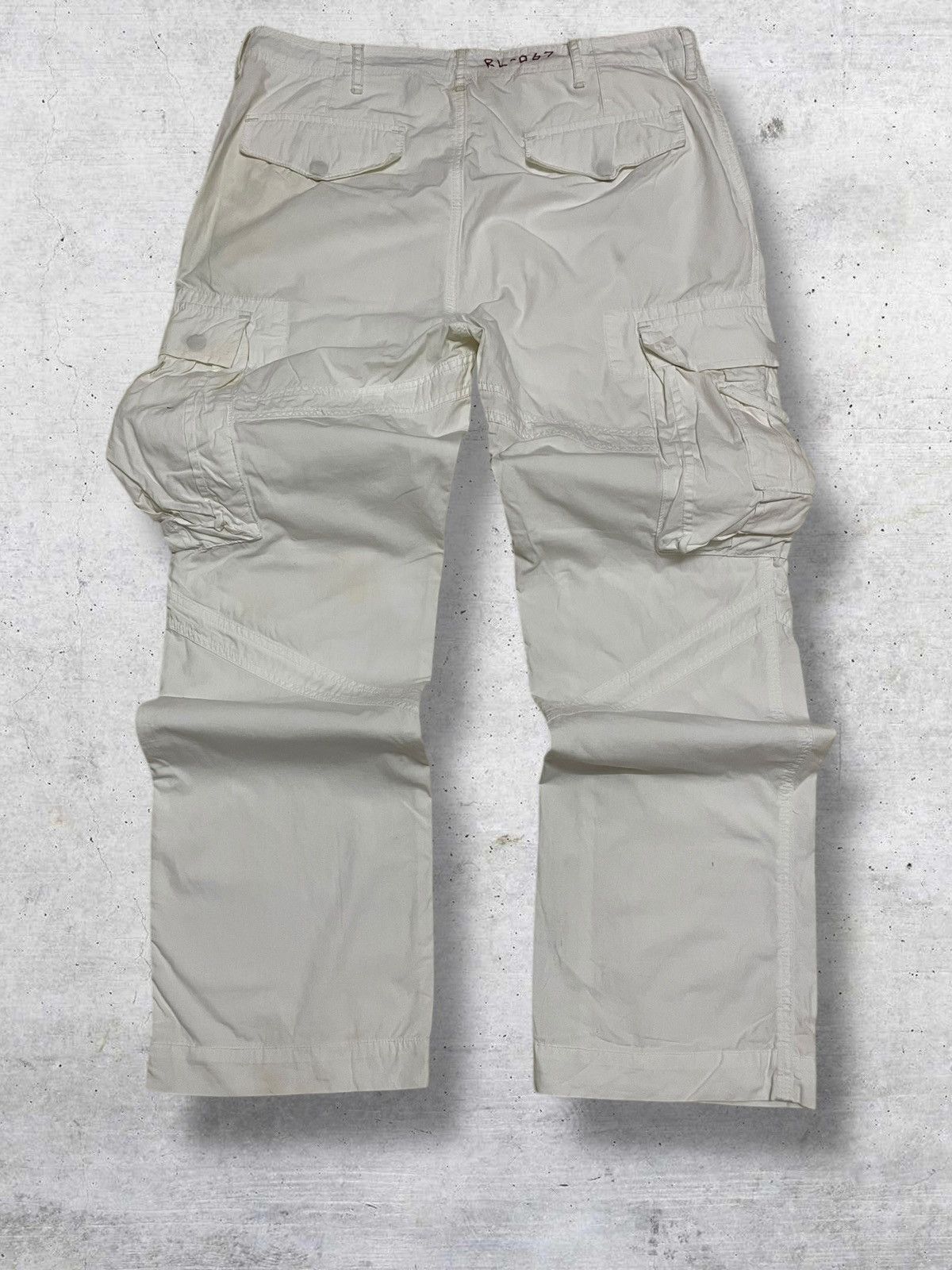 Polo Ralph Lauren VINTAGE POLO RAPLH LAUREN 90S DESIGNER OG UTILITY CARGO PANT Size US 34 / EU 50 - 9 Thumbnail