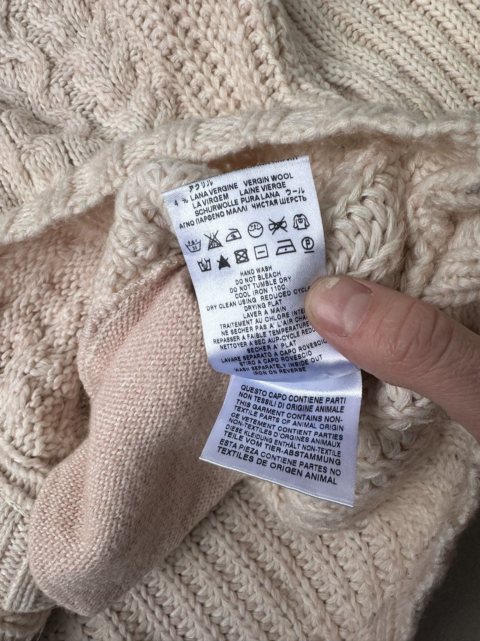 Designer See by Chloe wool cardigan oversize Size US L / EU 52-54 / 3 - 8 Thumbnail