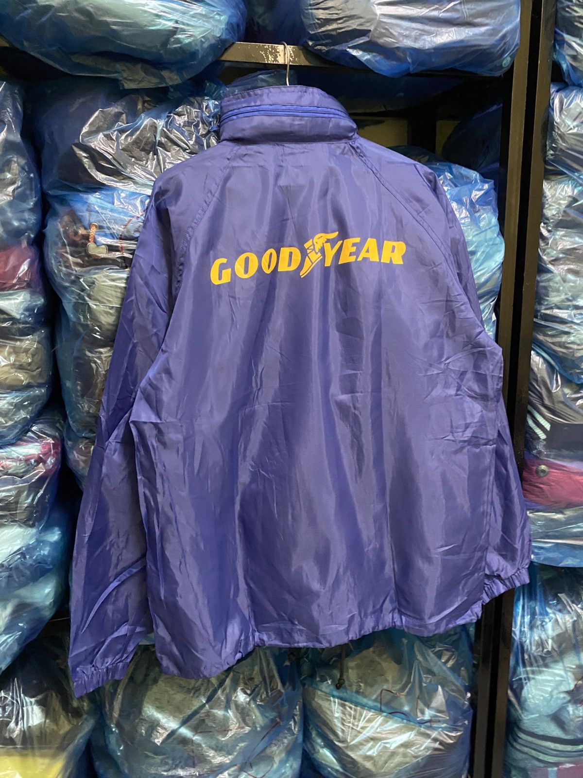 Vintage VINTAGE GOODYEAR WINDBREAKER Size US L / EU 52-54 / 3 - 6 Thumbnail