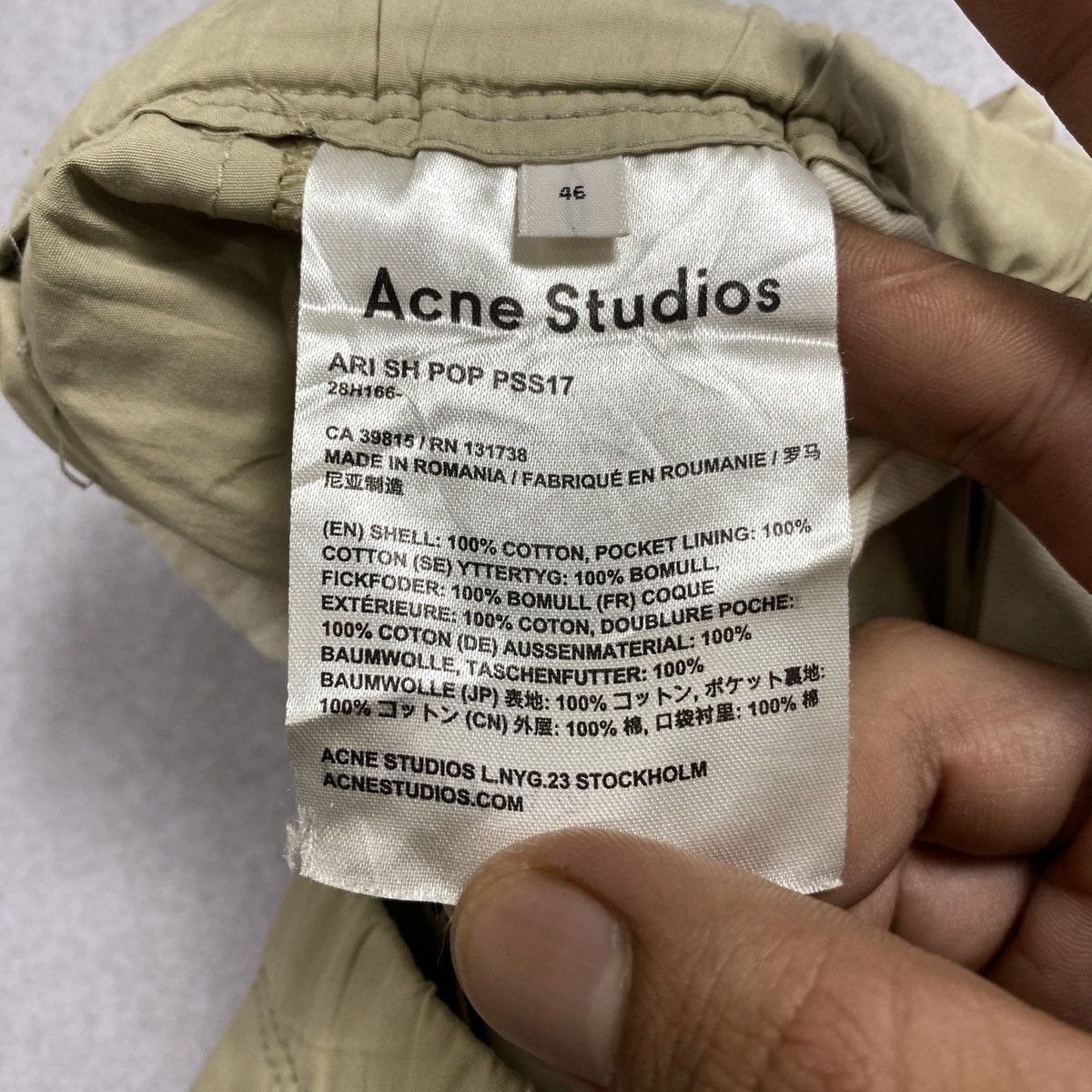 Acne Studios Acne Studios Ari Pop Short Size 36" / US 14 / IT 50 - 6 Thumbnail