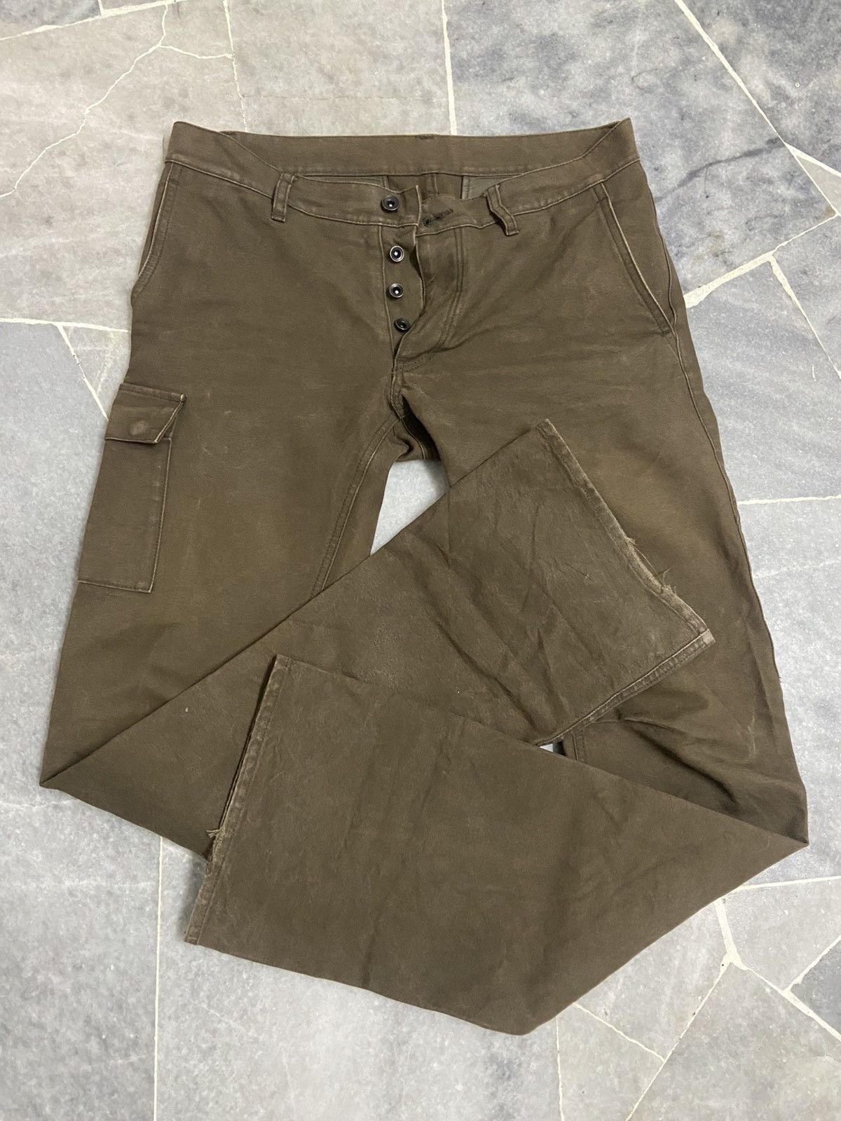 Kazuyuki Kumagai Attachment Attachment kazuyuki Kumagai Curve Flare Jeans Size US 33 - 6 Thumbnail
