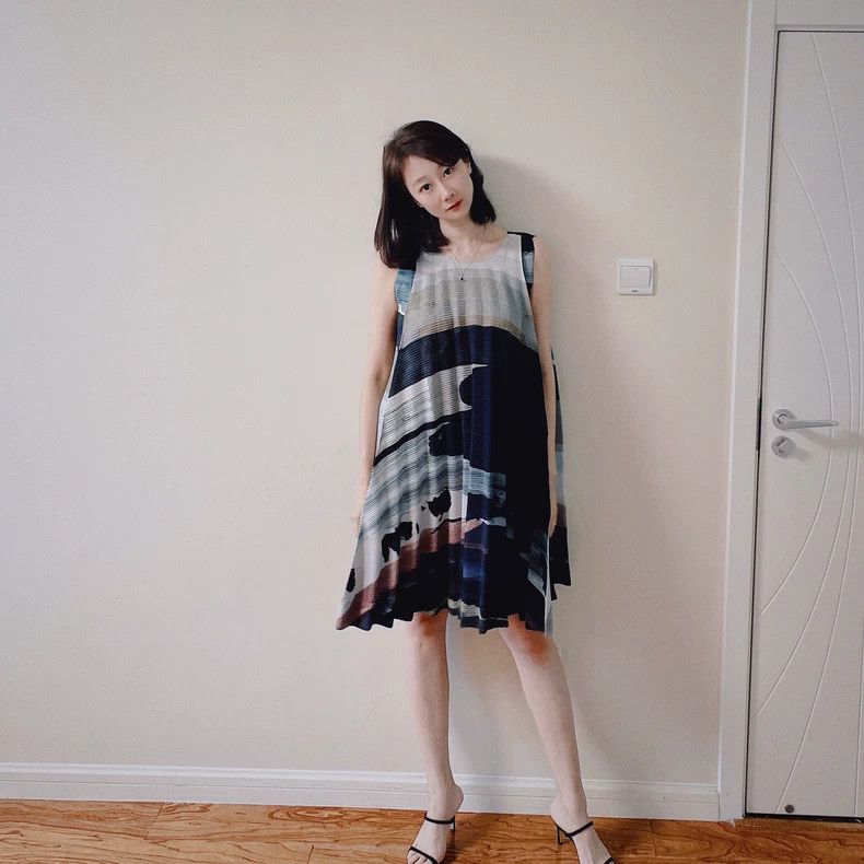 Issey Miyake Issey Miyake Ink-wash dress Size M / US 6-8 / IT 42-44 - 1 Thumbnail