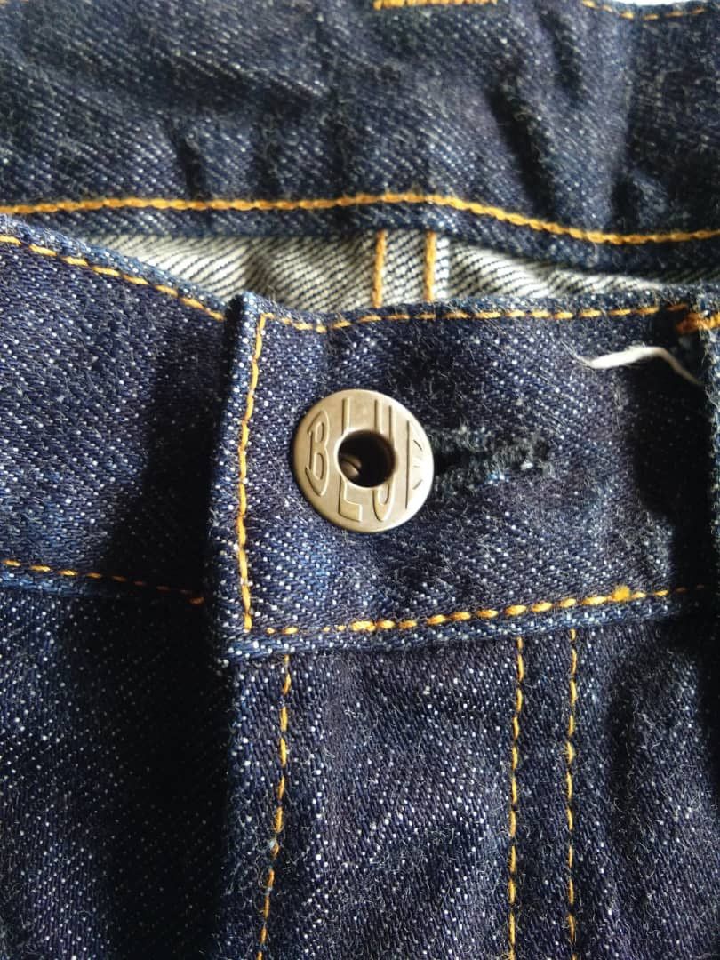 Japan Blue JAPAN BLUE JEANS INDIGO SELVEDGE BUTTON FLY JAPANESE DENIM Size US 32 / EU 48 - 7 Thumbnail