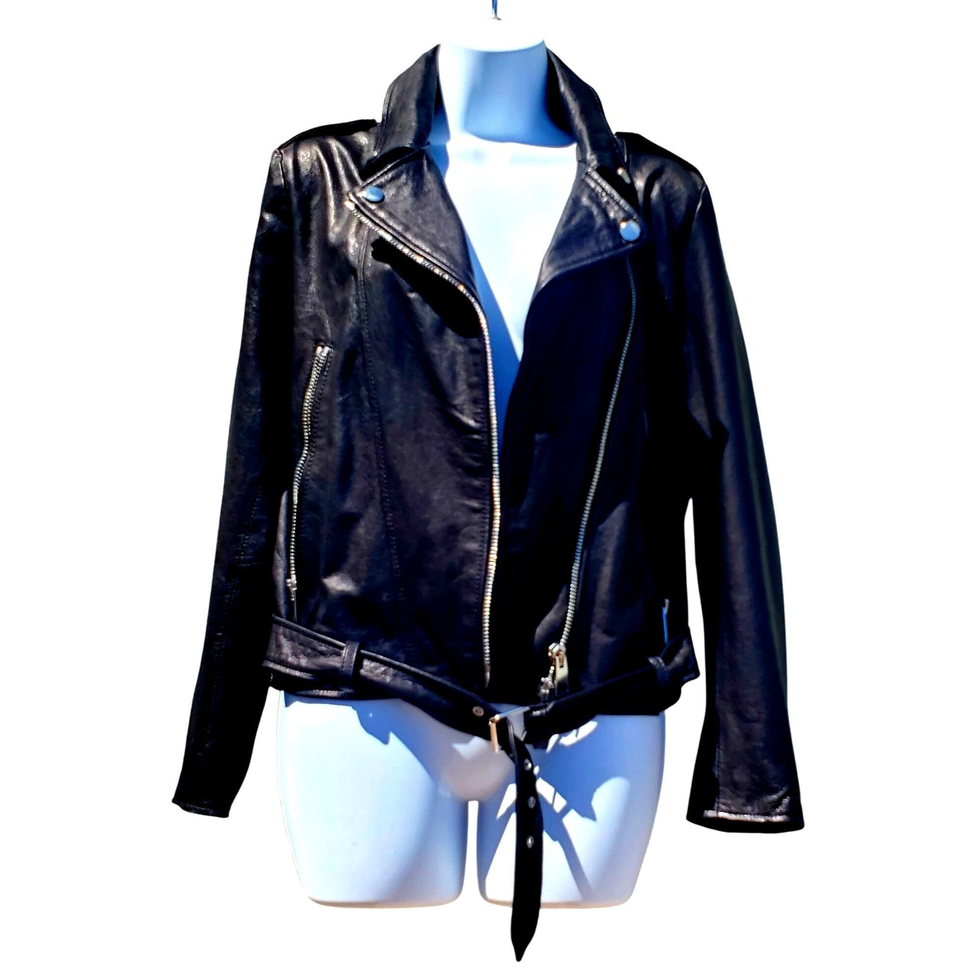 Other Hipchik Couture Rhinestone Crystal Love Black Lambskin Leath Size S / US 4 / IT 40 - 2 Thumbnail