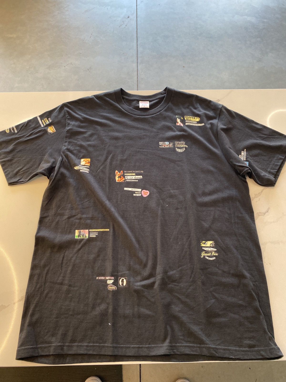 Supreme Supreme Black Moon Tee | Grailed