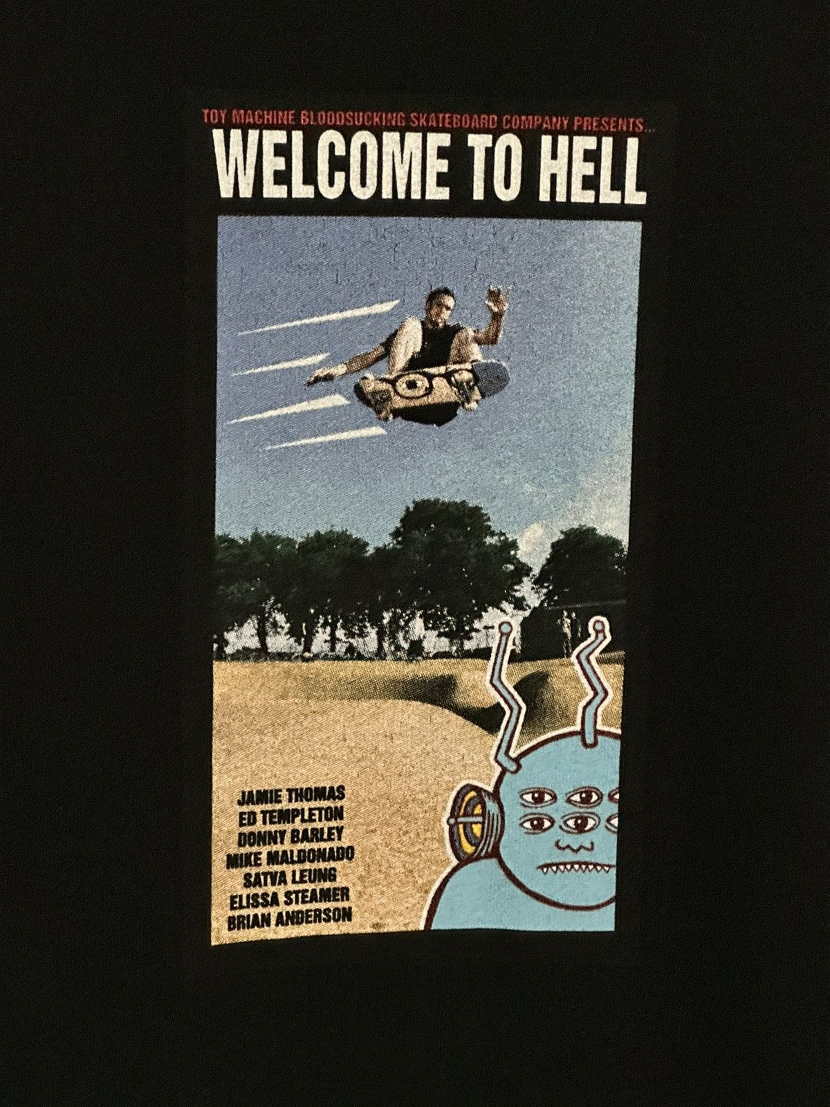 Supreme × Toy Machine Supreme Toy Machine Welcome To Hell Tee Size US S / EU 44-46 / 1 - 2 Thumbnail