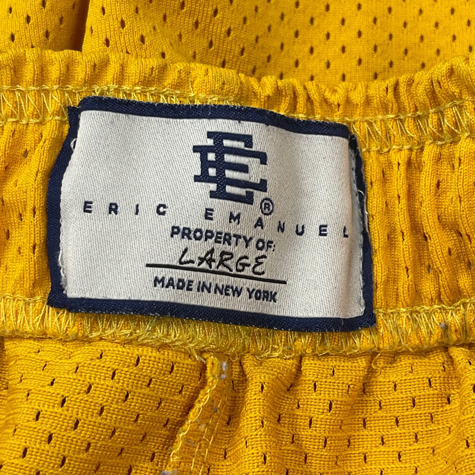 Eric Emanuel Eric Emanuel EE Shorts Gold Yellow size Large L B6 Size US 30 / EU 46 - 6 Thumbnail