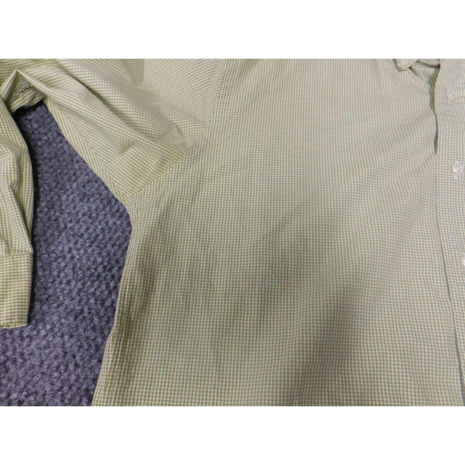 J.Crew J.CREW Oarsman Shirt Mens 15.5 Green Plaid Button-Front Casual Size US L / EU 52-54 / 3 - 6 Thumbnail