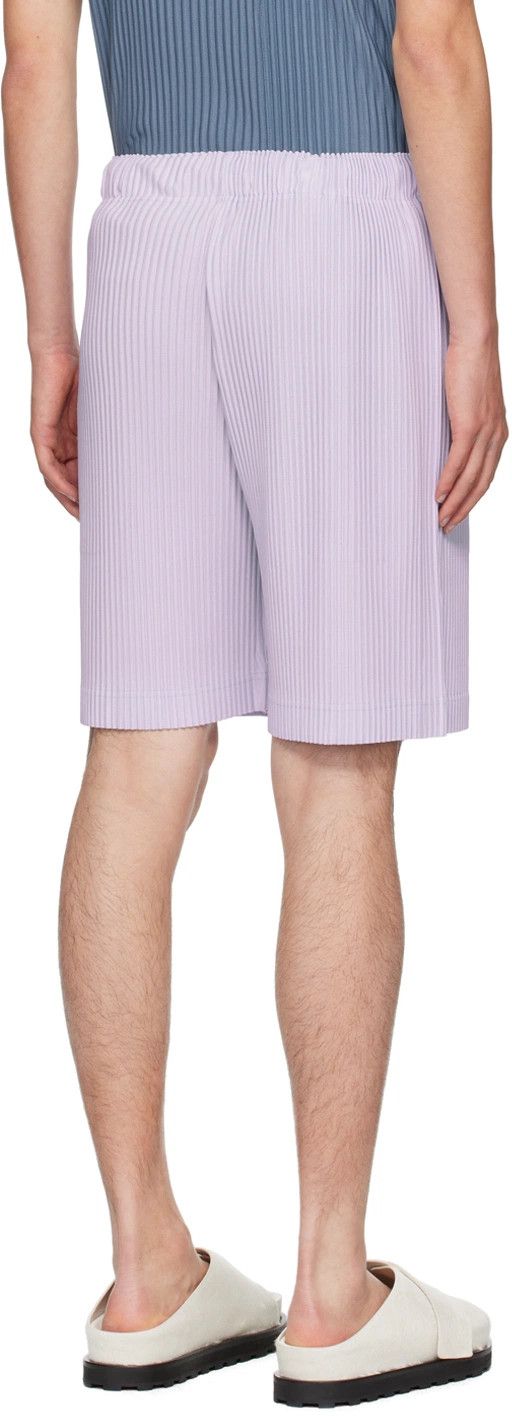Issey Miyake o1h1sh11224 Colorful Pleats Bottoms in Lavender Size US 32 / EU 48 - 6 Thumbnail