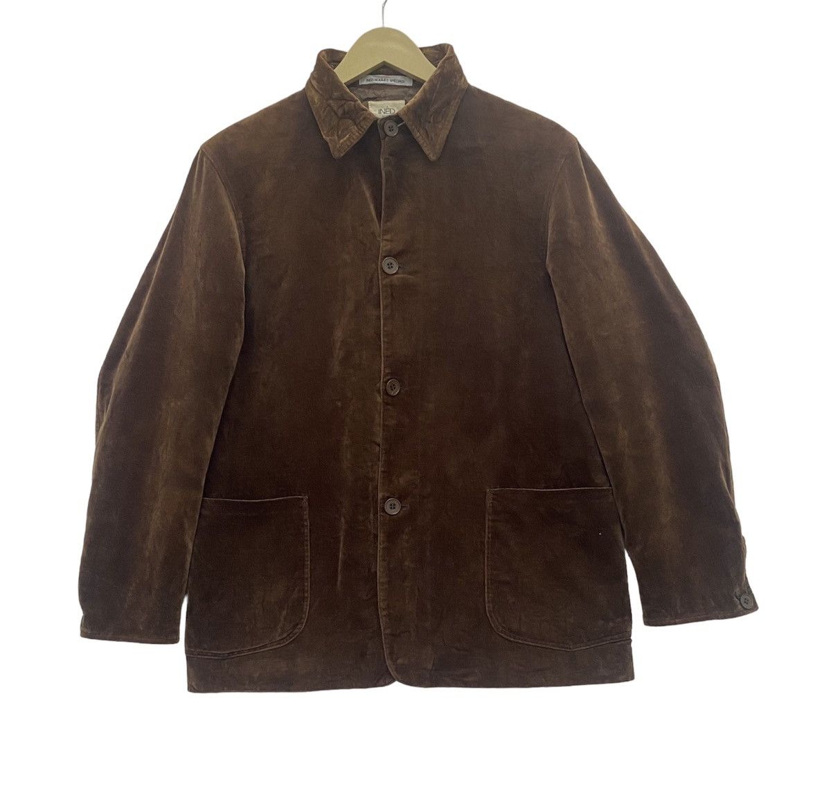 Designer × Vintage × Yohji Yamamoto Yohji Yamamoto Ined Hommes Speciaux velvet jacket Size US M / EU 48-50 / 2 - 1 Thumbnail