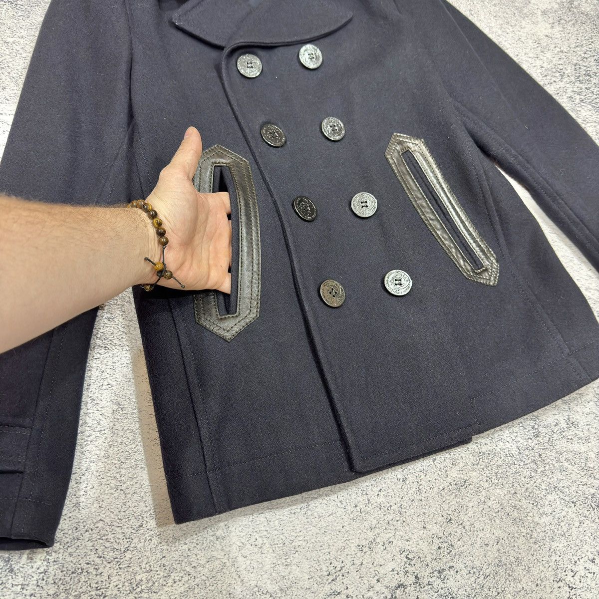 Diesel Diesel mens wool pea coat M size Size US M / EU 48-50 / 2 - 4 Thumbnail