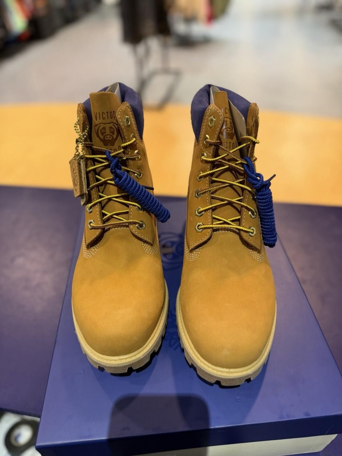 Timberland Victor Victor Timberland Boots Wheat/Navy (Size: 11) Men's Size US 11 / EU 44 - 8 Thumbnail