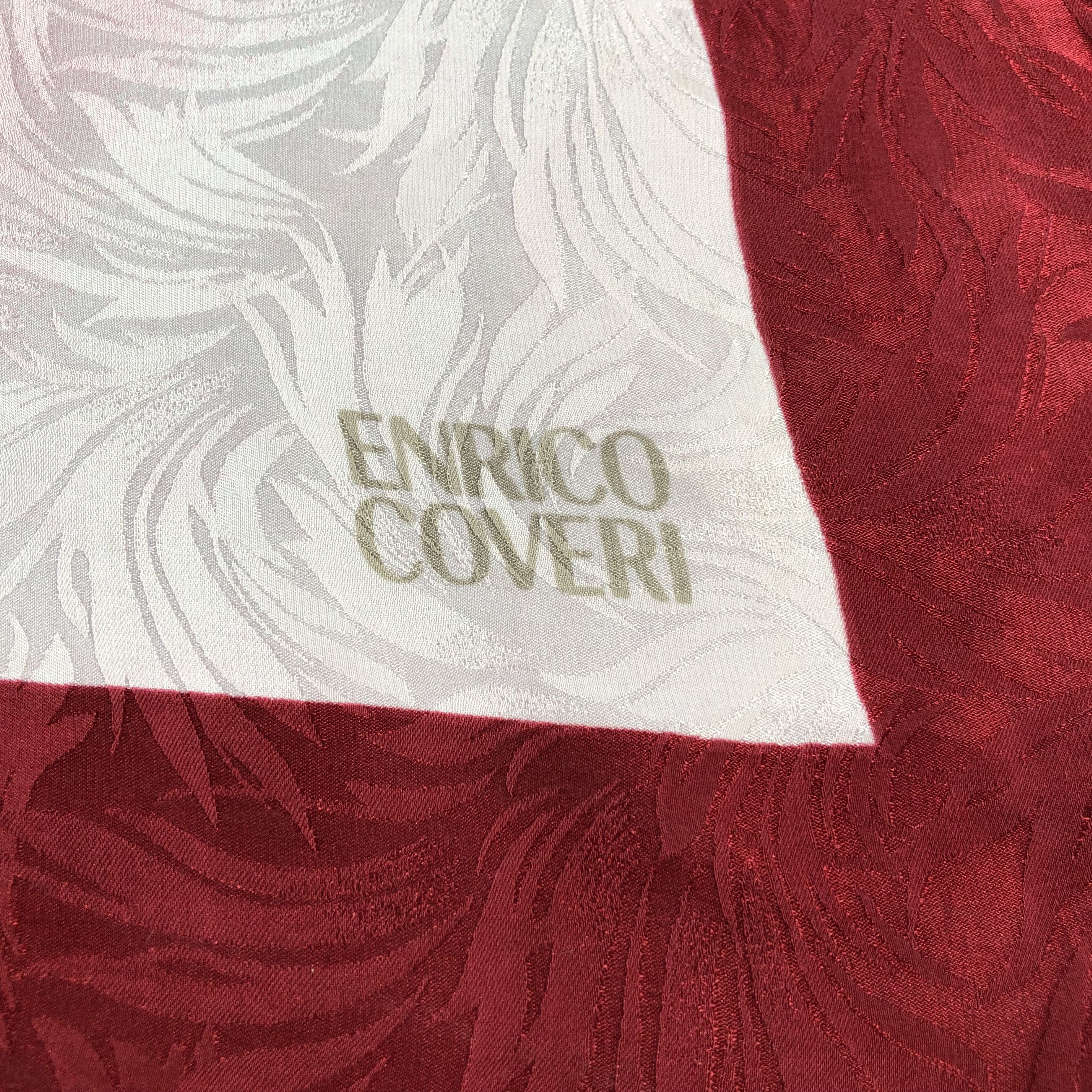 Enrico Coveri Enrico Coveri Floral Silk Scarf M869 Size ONE SIZE - 3 Thumbnail